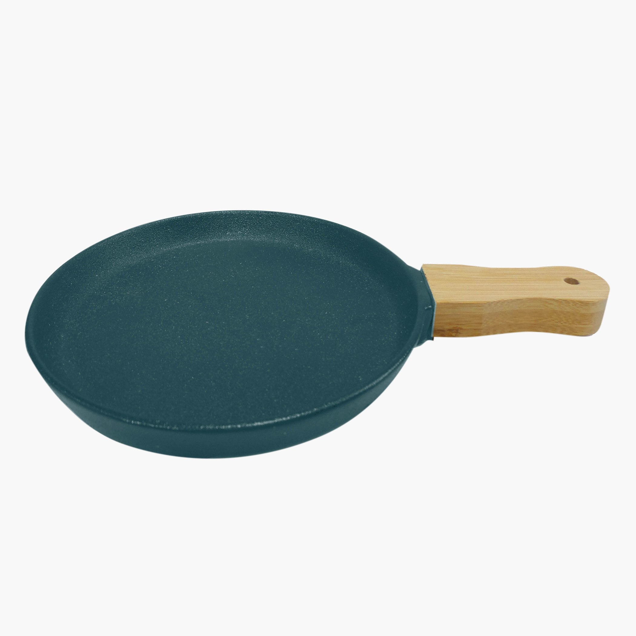 صحن سيراميك بمقبض خيزران من آميتي - 19.5x2.5x30 سم-hbxdecorandfurnishings-tabletop-serveware-image-1