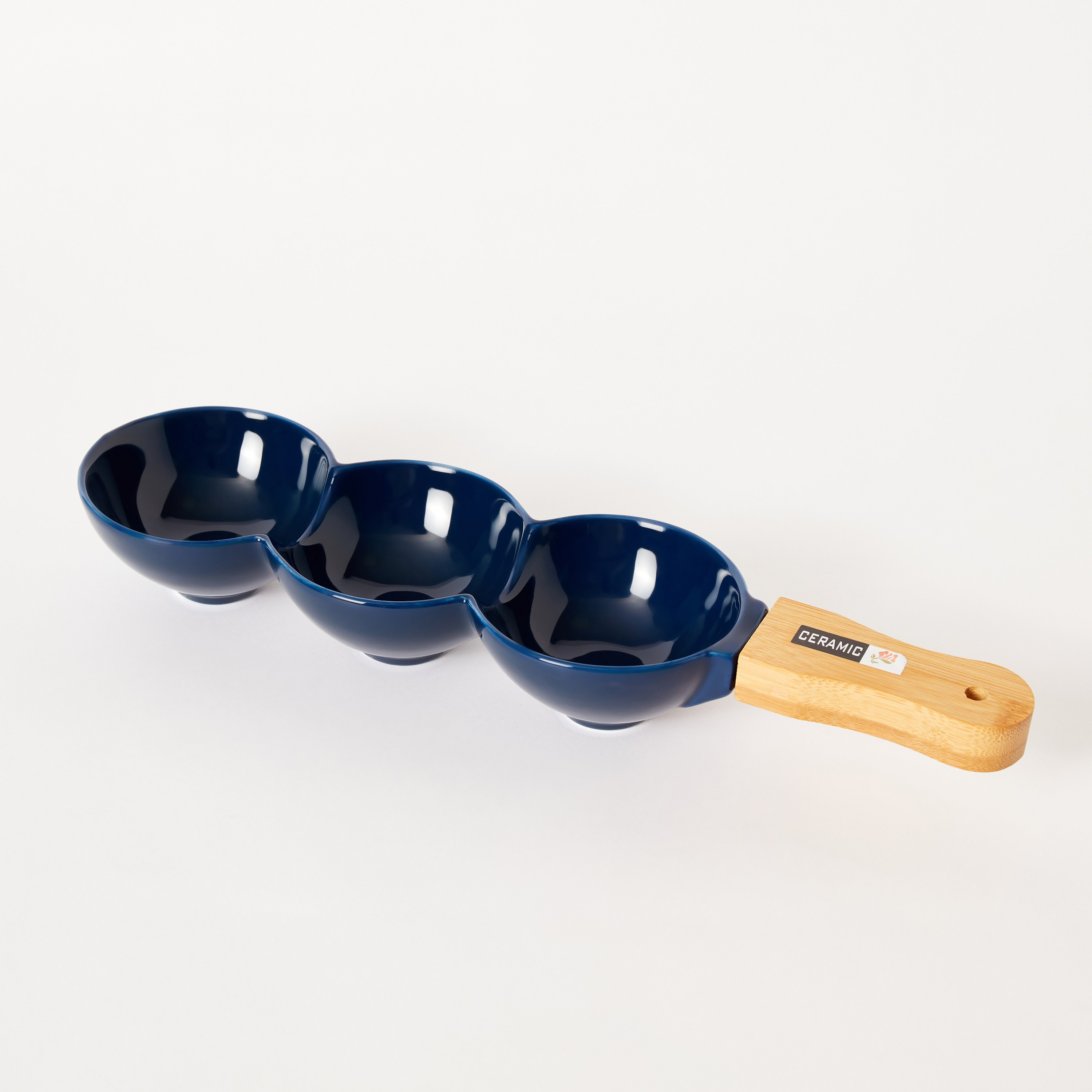 وعاء سيراميك بمقبض خيزران من آميتي - 38x10x5 سم-hbxdecorandfurnishings-tabletop-serveware-image-6