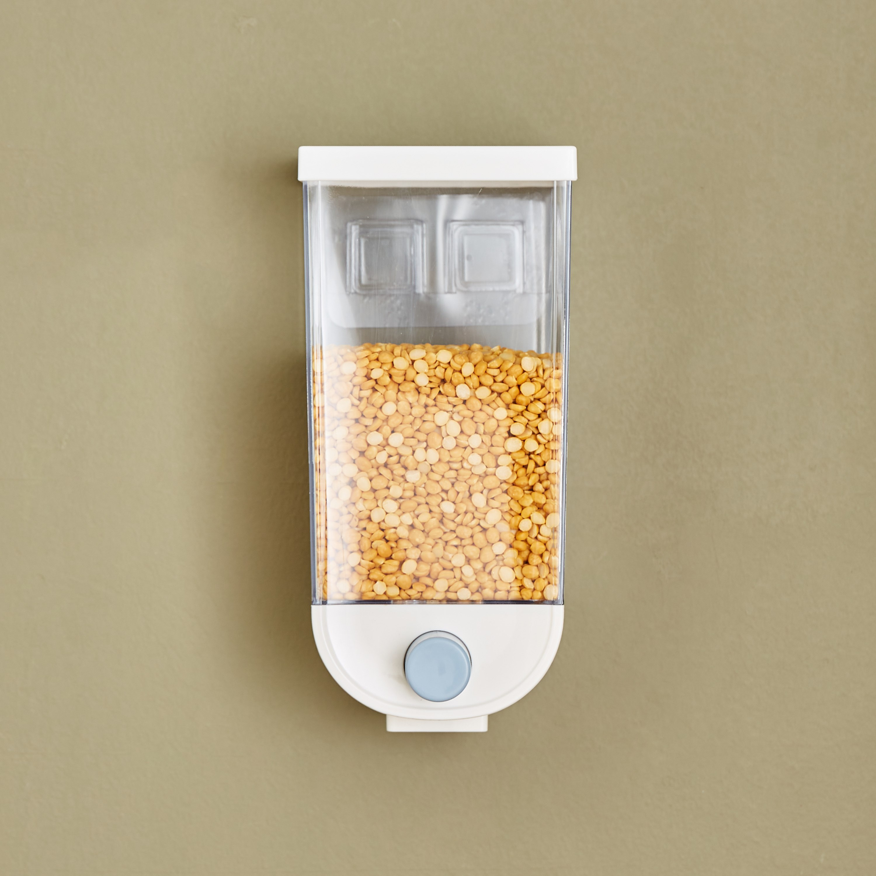 موزع حبوب شفاف سهل الاستخدام يثبت على الحائط من إسينشال - 1.5 لتر-hbxhomeware-hbxkitchen-image-1