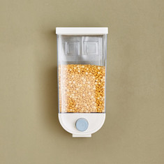 موزع حبوب شفاف سهل الاستخدام يثبت على الحائط من إسينشال - 1.5 لتر