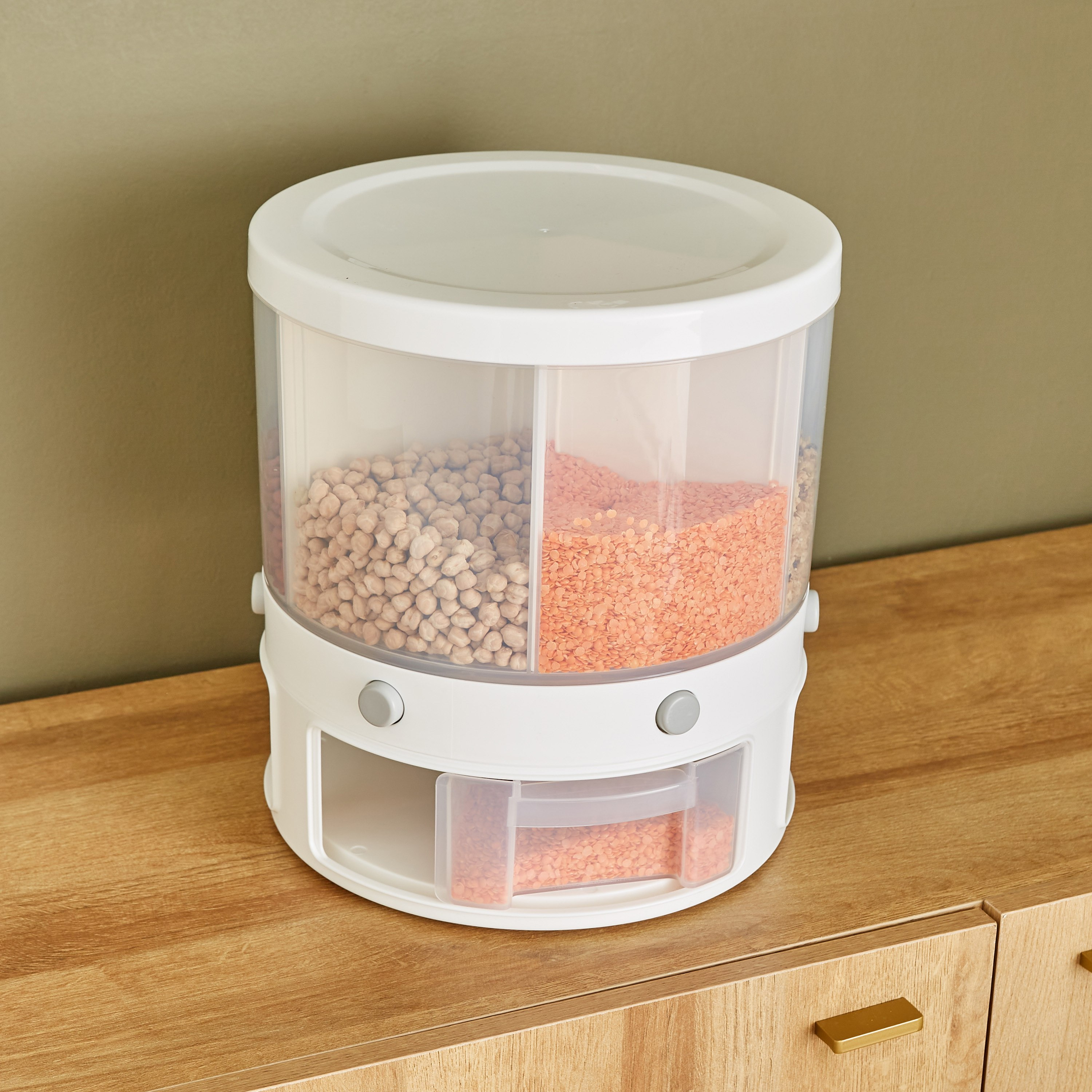 Essential Rotating Grain Storage Container - 10 L-hbxhomeware-hbxkitchen-image-2