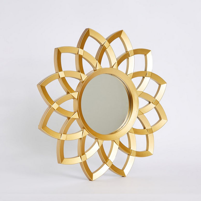 Mirage Floral Mirror - 50.5x50.5x2.5 cm-Mirrors-image-4