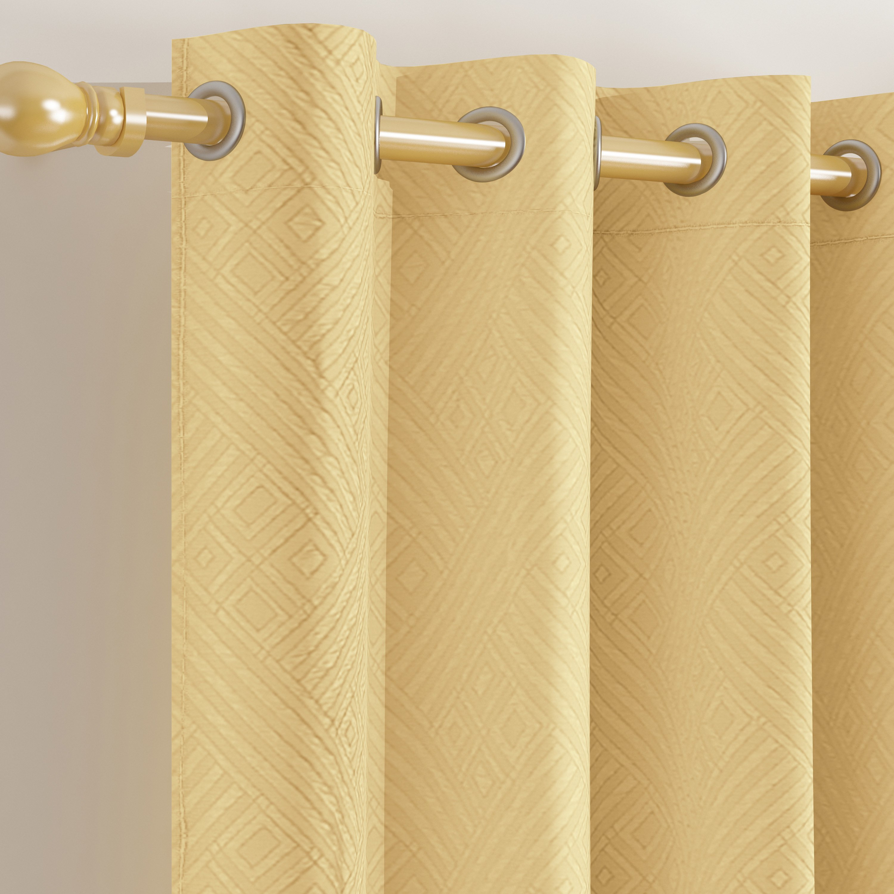 طقم ستائر جاكارد قطعتين من جيو - 130x240 سم-hbxhomeware-hbxdecorandfurnishings-image-2