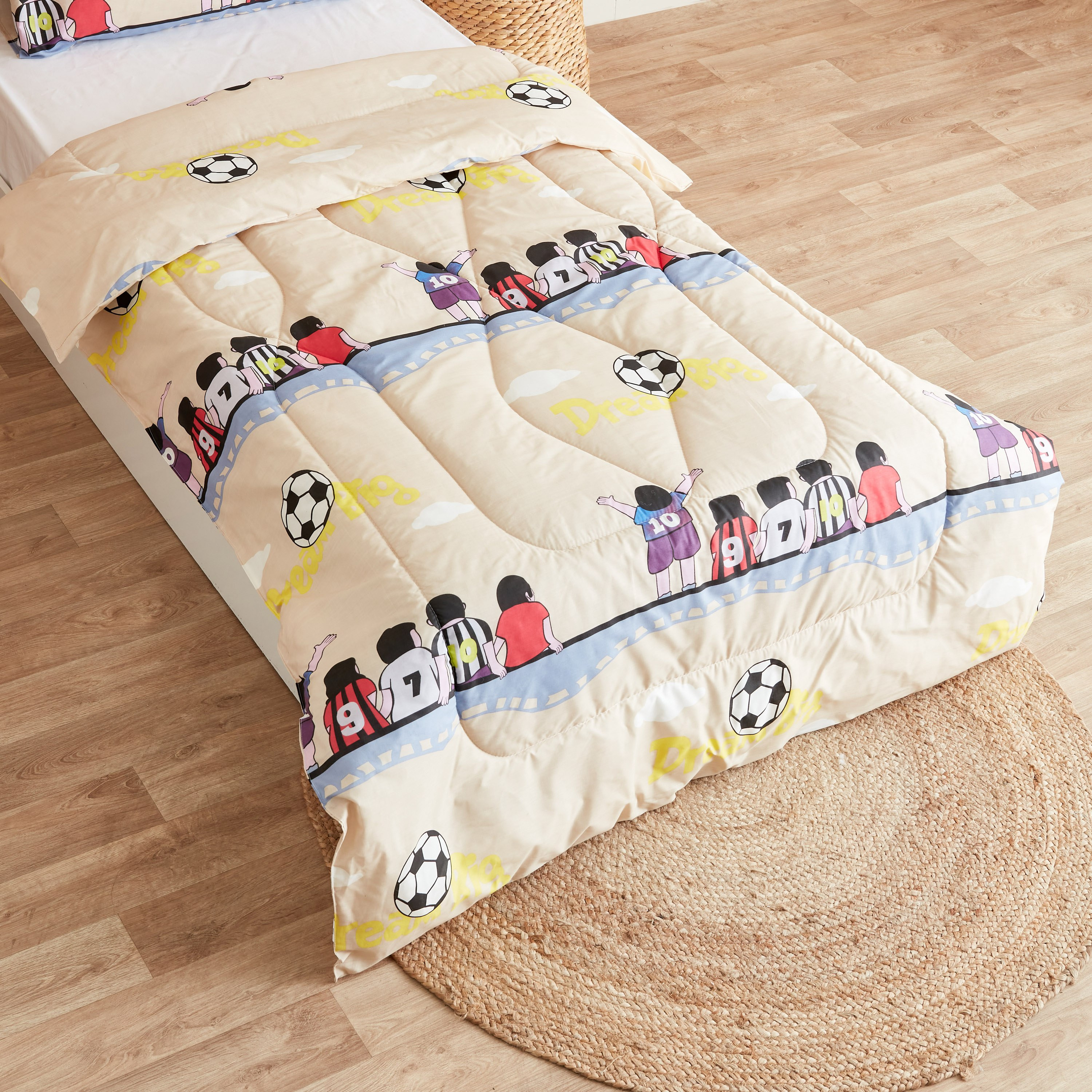 طقم لحاف فردي قطعتين بتصميم دريم بيج من لوك - 220x135 سم-hbxhomeware-hbxkidsandyouth-image-4