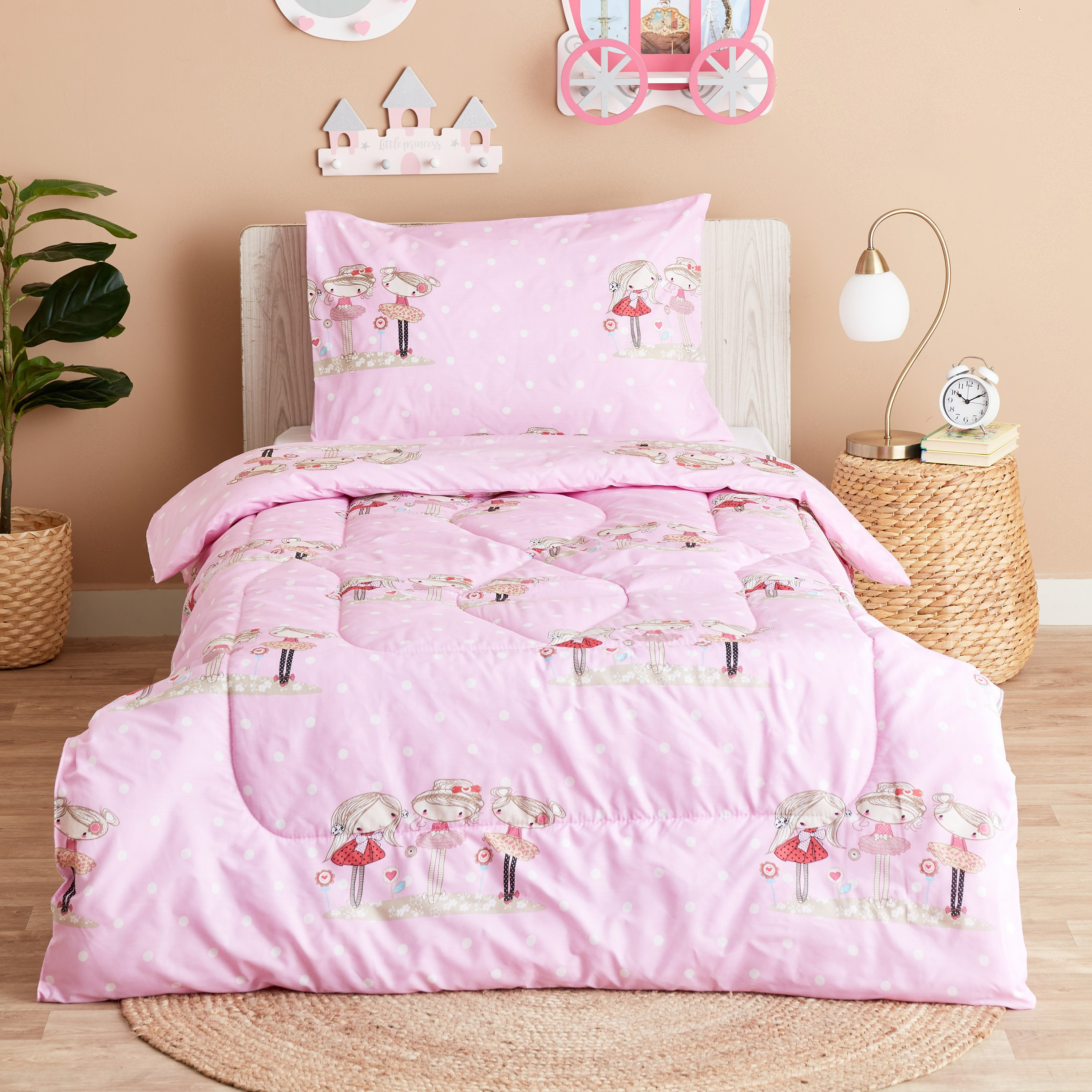 طقم لحاف فردي قطعتين من لوك - 135x220 سم-hbxhomeware-hbxkidsandyouth-image-2