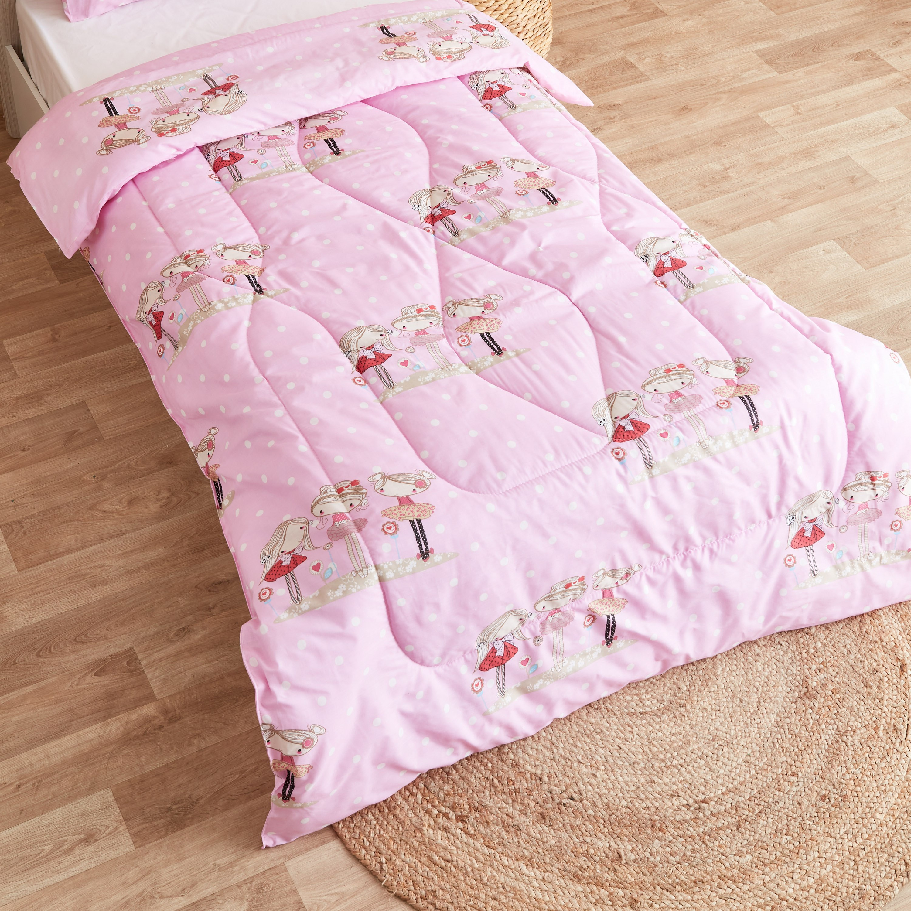 طقم لحاف فردي قطعتين من لوك - 135x220 سم-hbxhomeware-hbxkidsandyouth-image-4