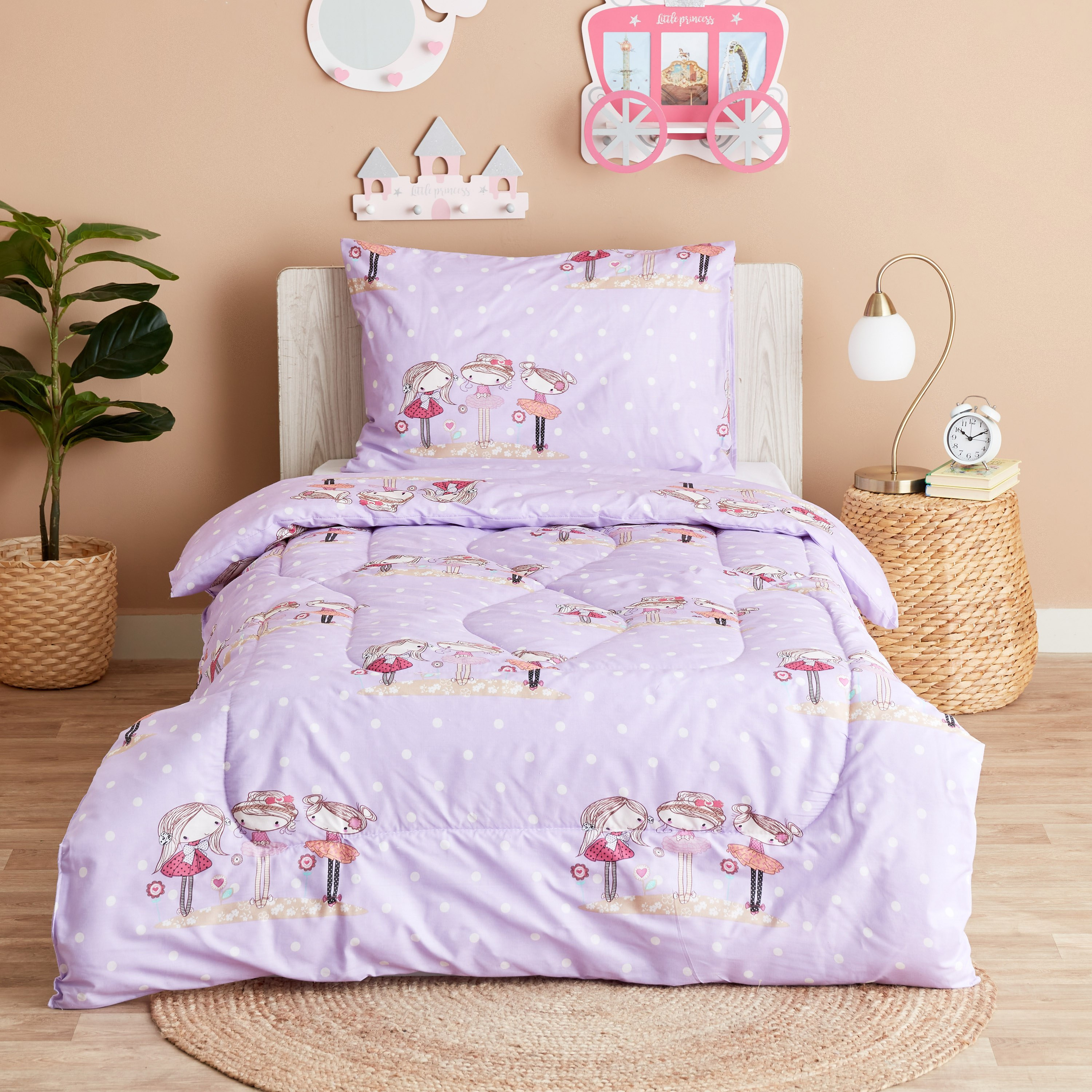 Luke Friends 2-Piece Single Comforter Set - 135x220 cm-hbxhomeware-hbxkidsandyouth-image-2