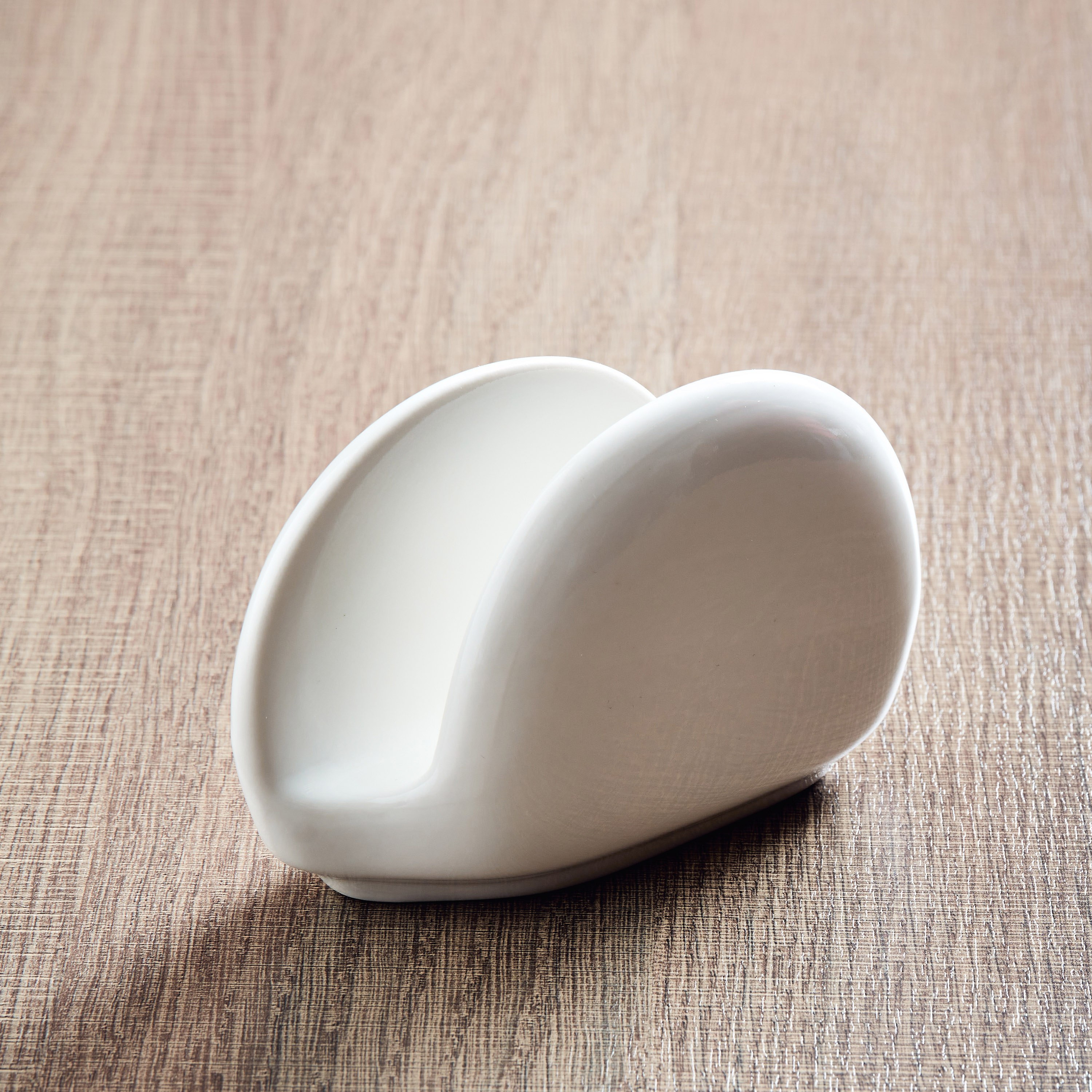 Hospitality Ivory Napkin Holder - 12x8 cm-hbxdecorandfurnishings-tabletop-crockery-image-2