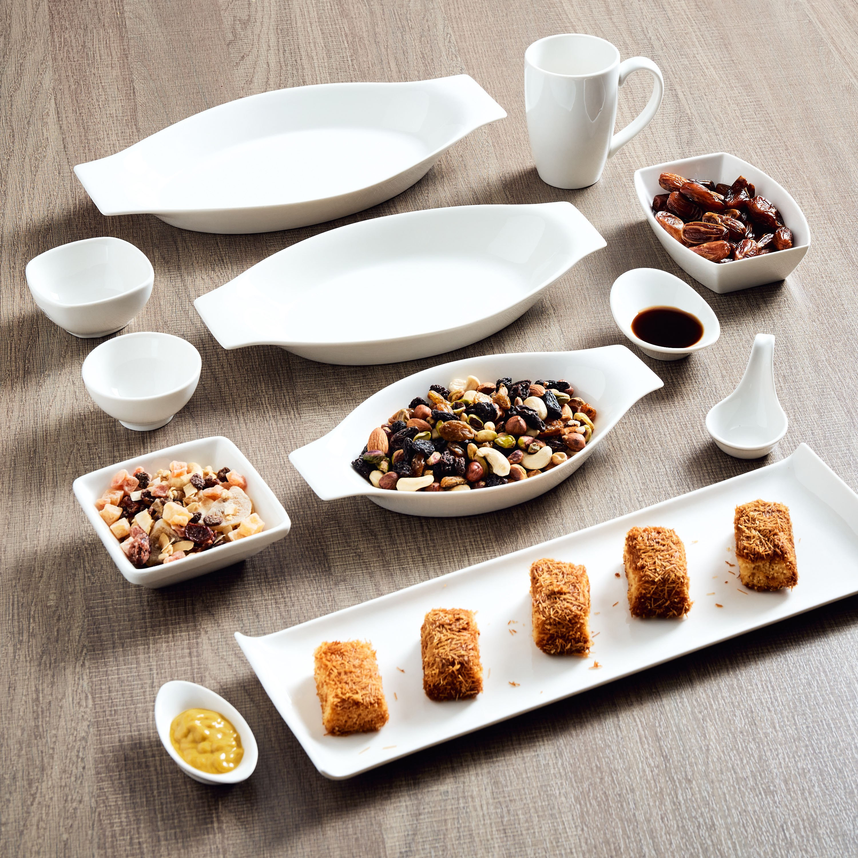 Hospitality Sushi Narrow Serving Plate - 40.5 cm-hbxdecorandfurnishings-tabletop-crockery-image-4