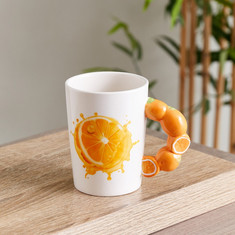 Cypher Orange Power Ceramic Mug - 400 ml