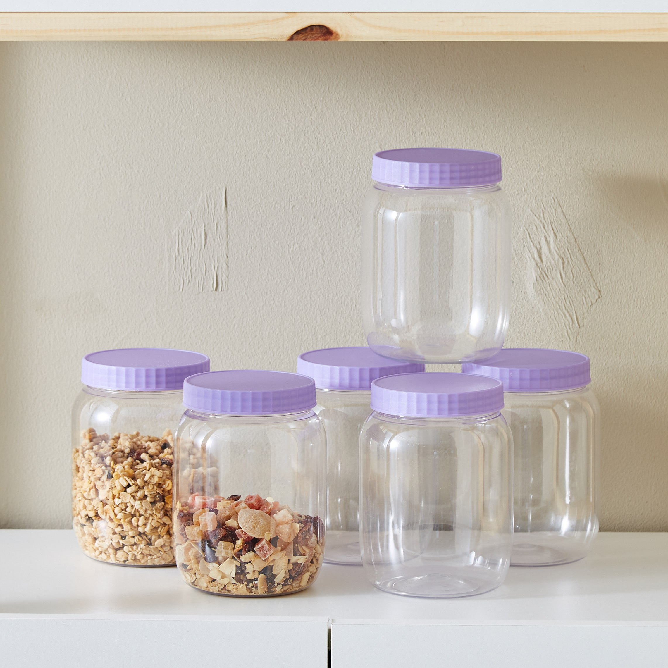 طقم حاويات تخزين متعددة الأغراض من سبكترا بت - 6 قطع - 1 لتر-hbxhomeware-hbxkitchen-image-1