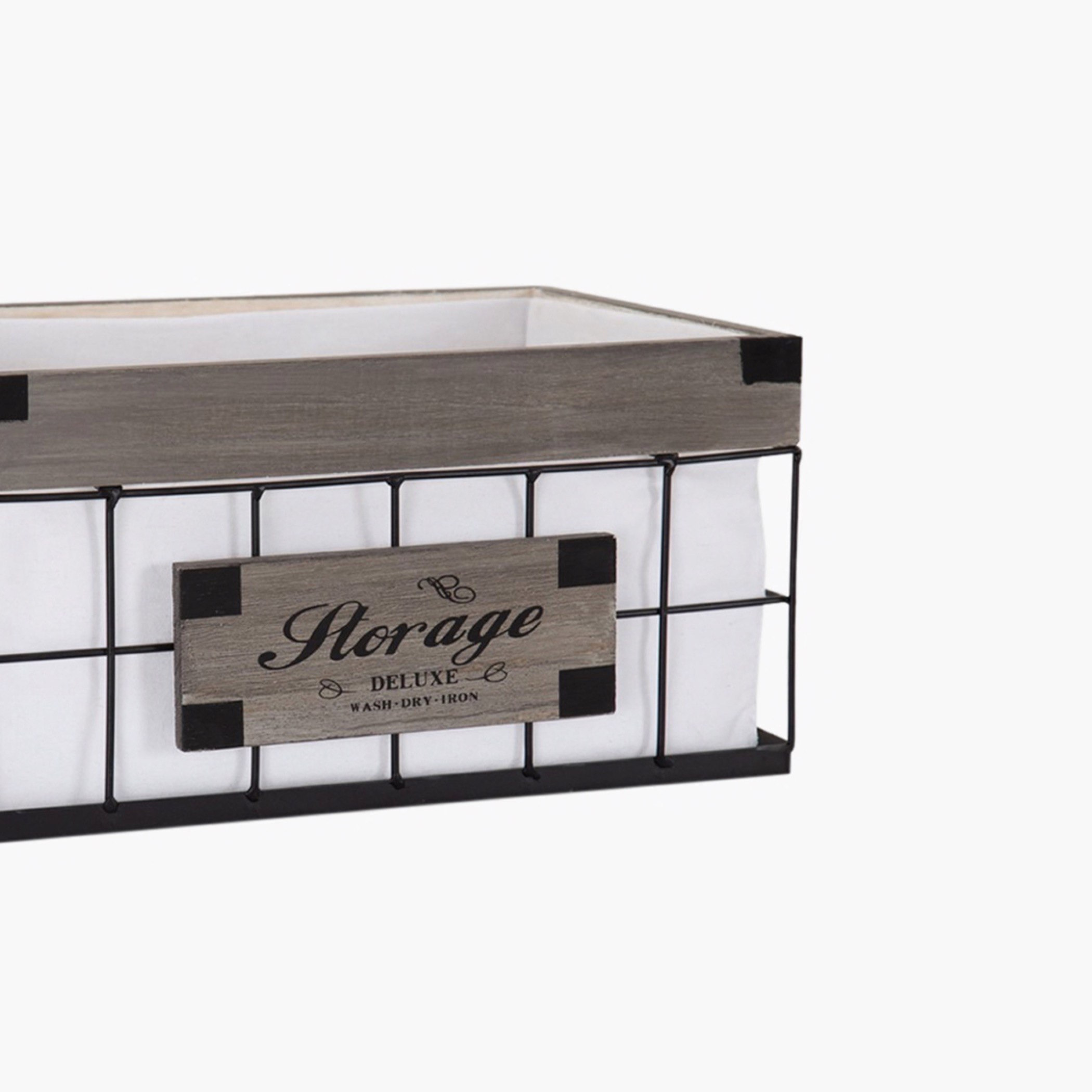 Wooden Wire Storage Basket - 31x20x16 cm-PROMO_HB_BH_B1G1_250925-image-2