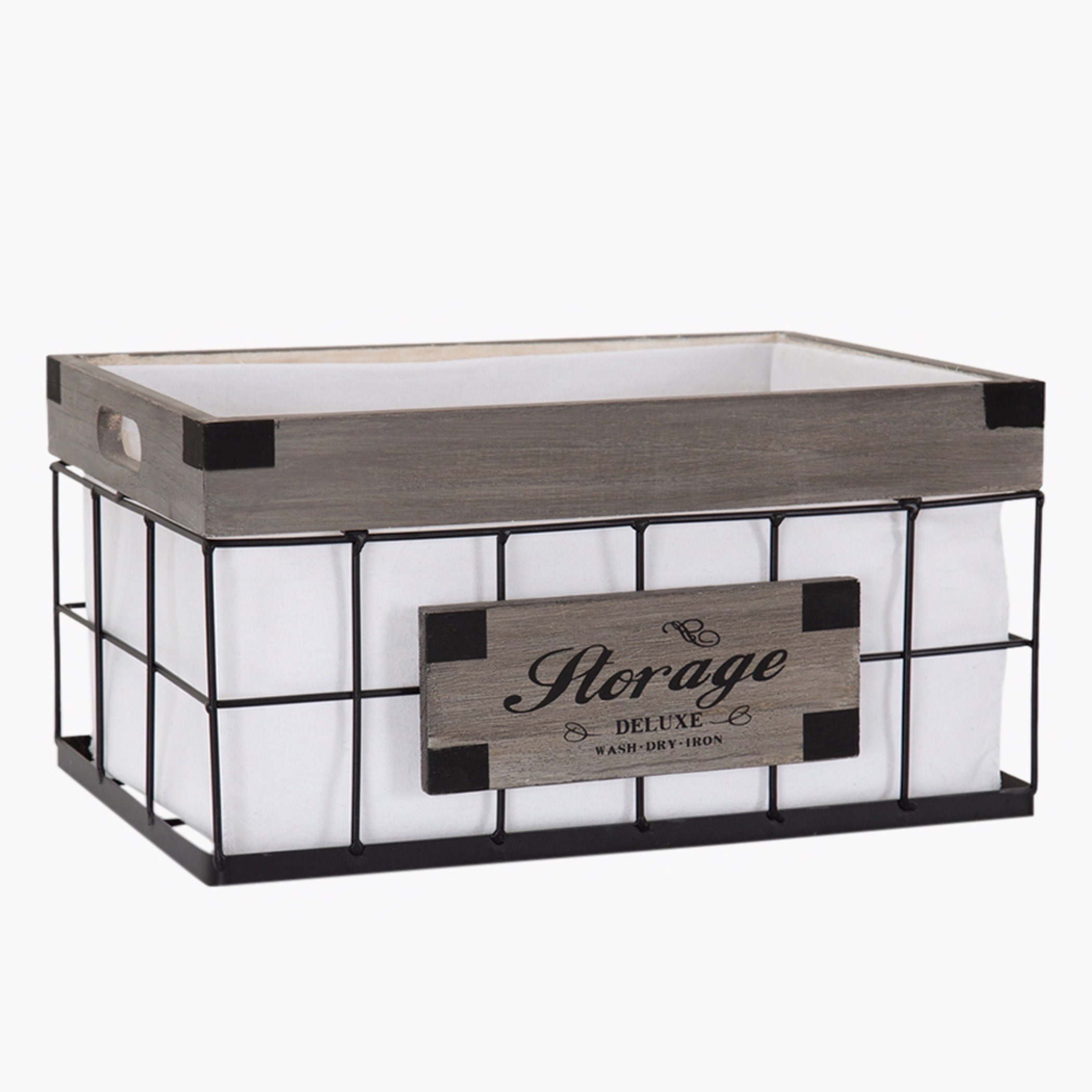Wooden Wire Storage Basket - 31x20x16 cm-PROMO_HB_BH_B1G1_250925-image-3