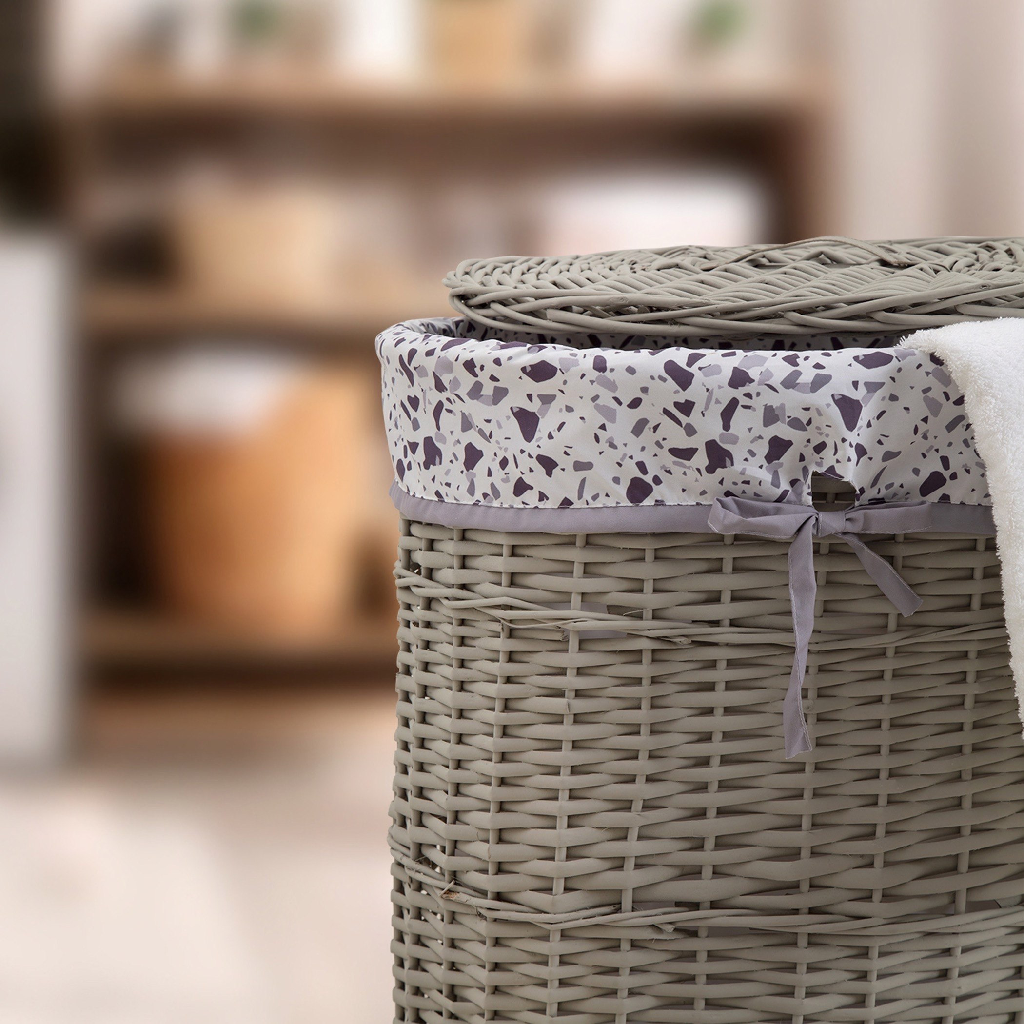 سلة غسيل صفصاف بيضاوية من ناتورا - 51x37x56 سم-hbxbathroom-bathroomstorage-laundryhampers-image-2