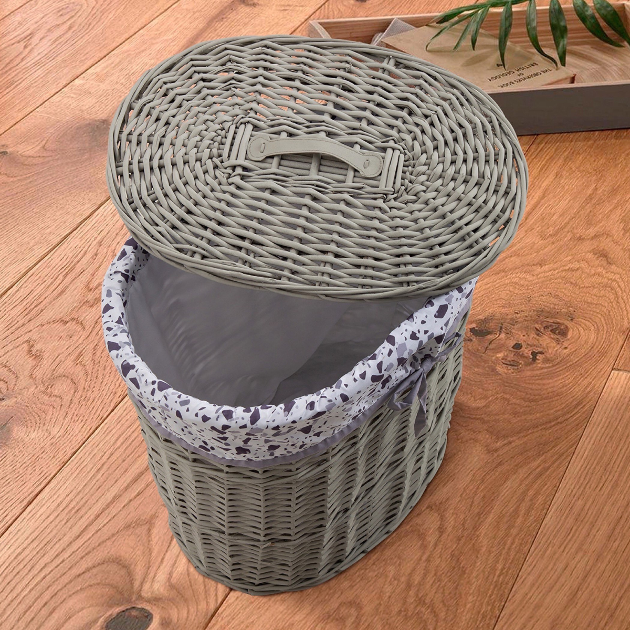 سلة غسيل صفصاف بيضاوية من ناتورا - 44x30x48 سم-hbxbathroom-bathroomstorage-laundryhampers-image-2