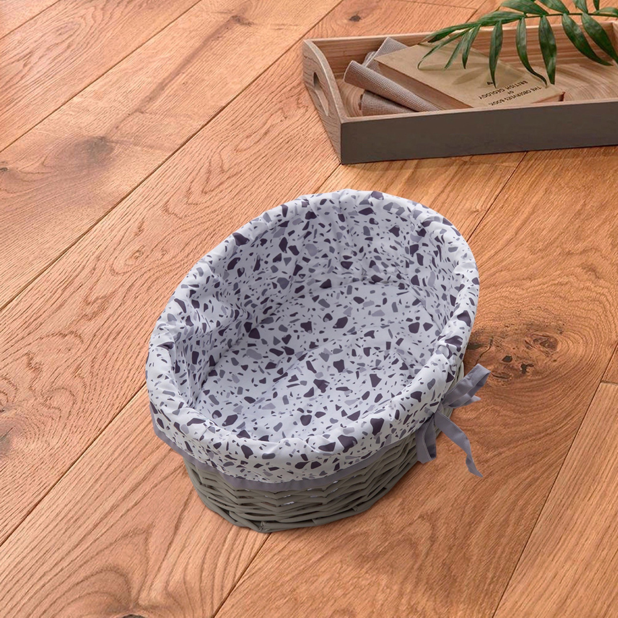 Natura Willow Oval Towel Basket - 28x20x12 cm-hbxhomeware-hbxbathroom-image-1