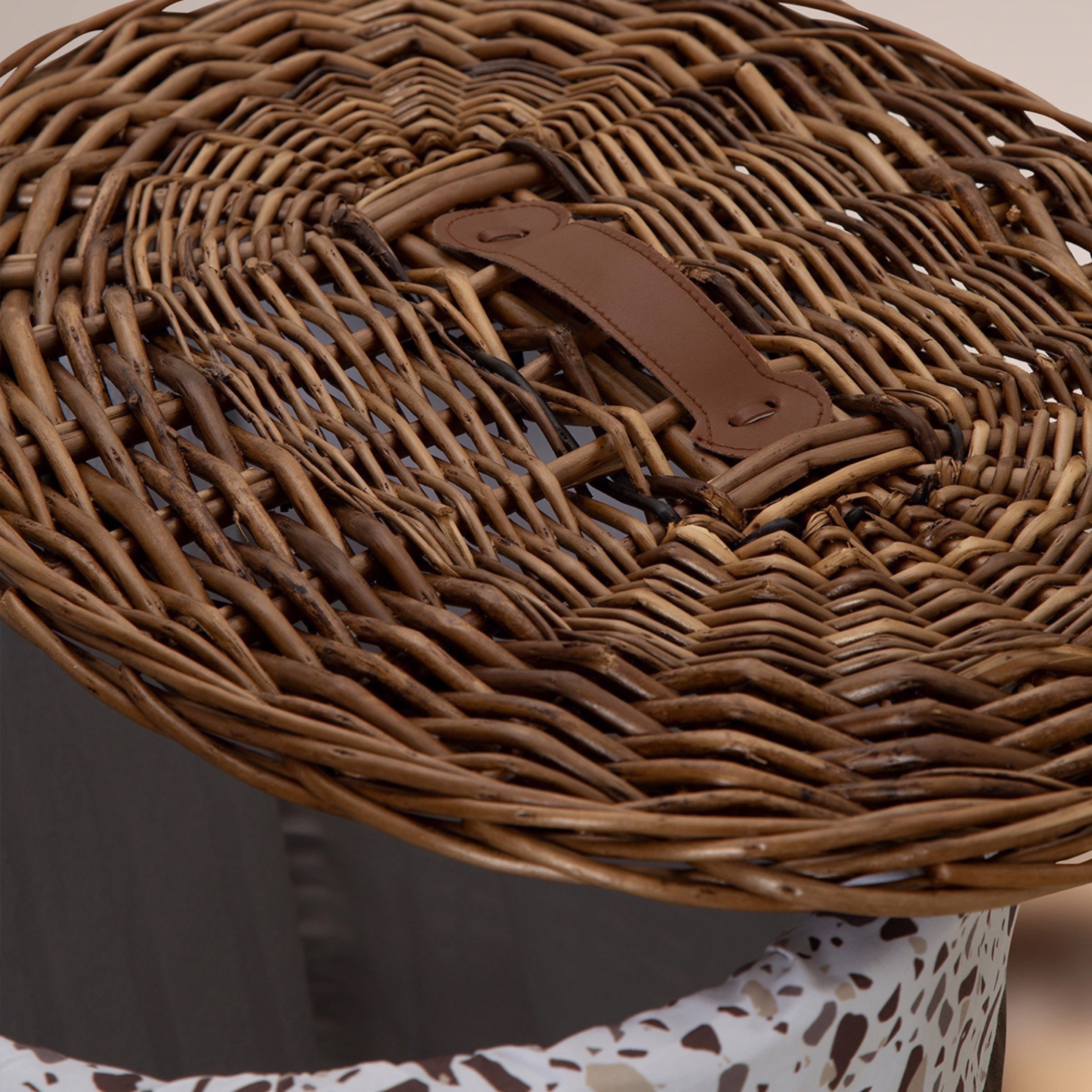 سلة غسيل صفصاف بيضاوية من ناتورا - 51x37x56 سم-hbxbathroom-bathroomstorage-laundryhampers-image-2