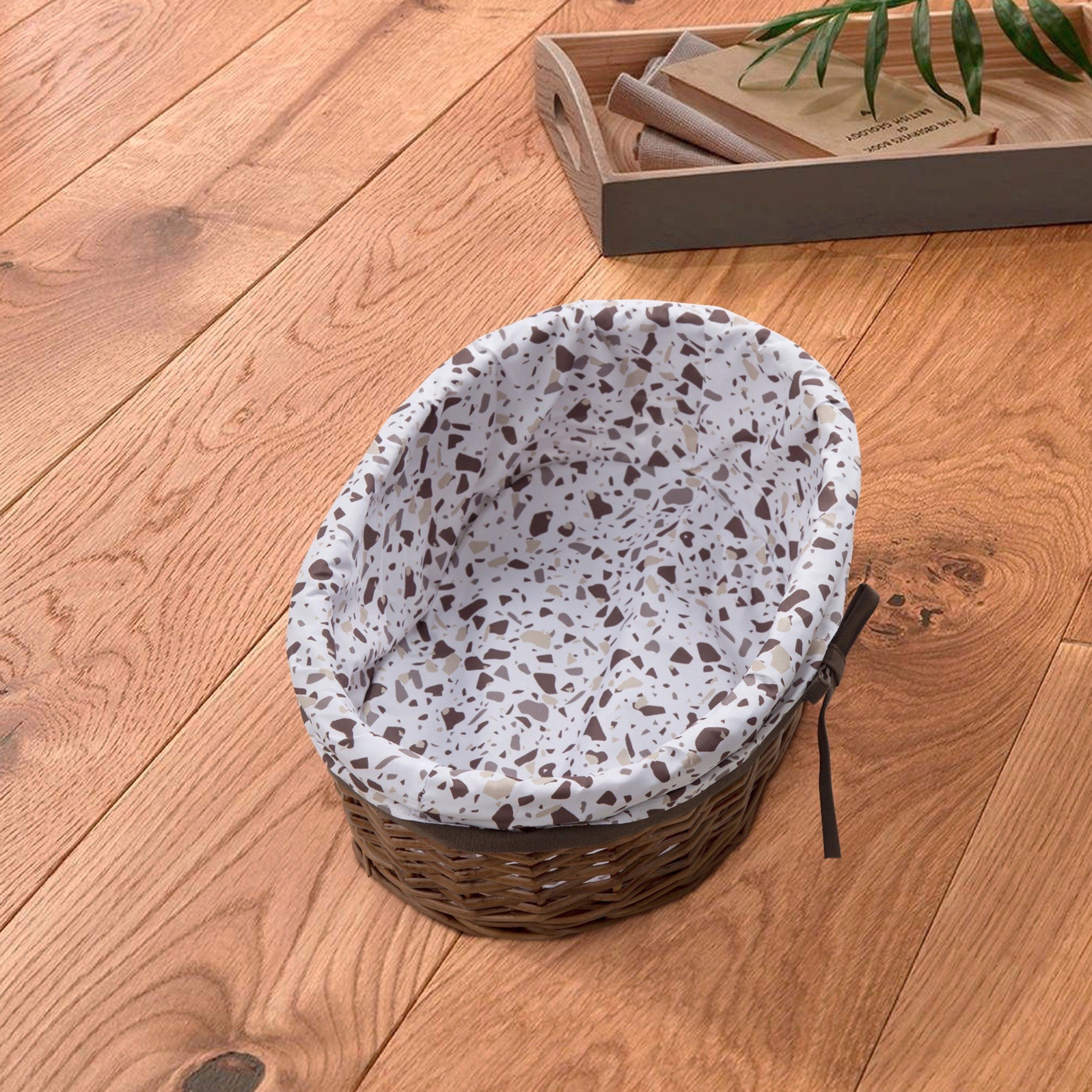 سلة مناشف صفصاف بيضاوية الشكل من ناتشورا - 34x26x15 سم-hbxhomeware-hbxbathroom-image-2
