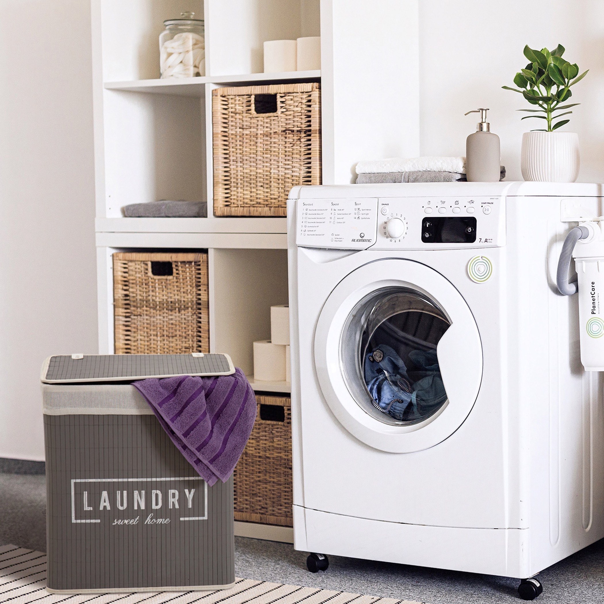 سلّة غسيل خيزران من ناتورا - 35x25x42 سم-hbxbathroom-bathroomstorage-laundryhampers-image-1