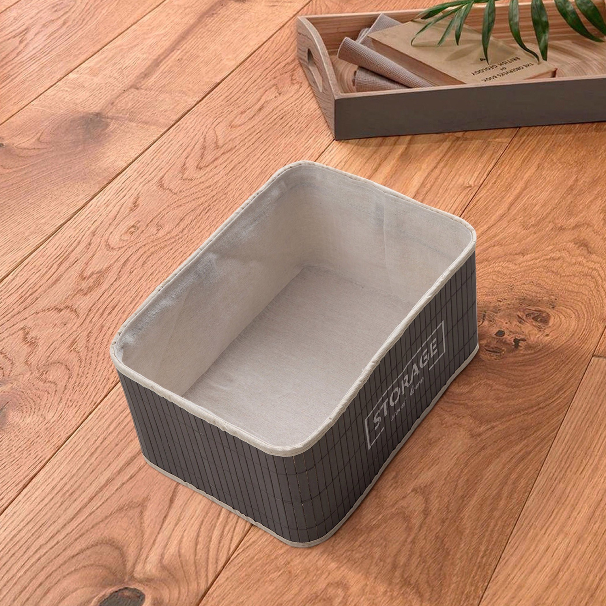 سلة تخزين خيزران من ناتورا - 24x14x12 سم-hbxhomeware-hbxbathroom-image-1