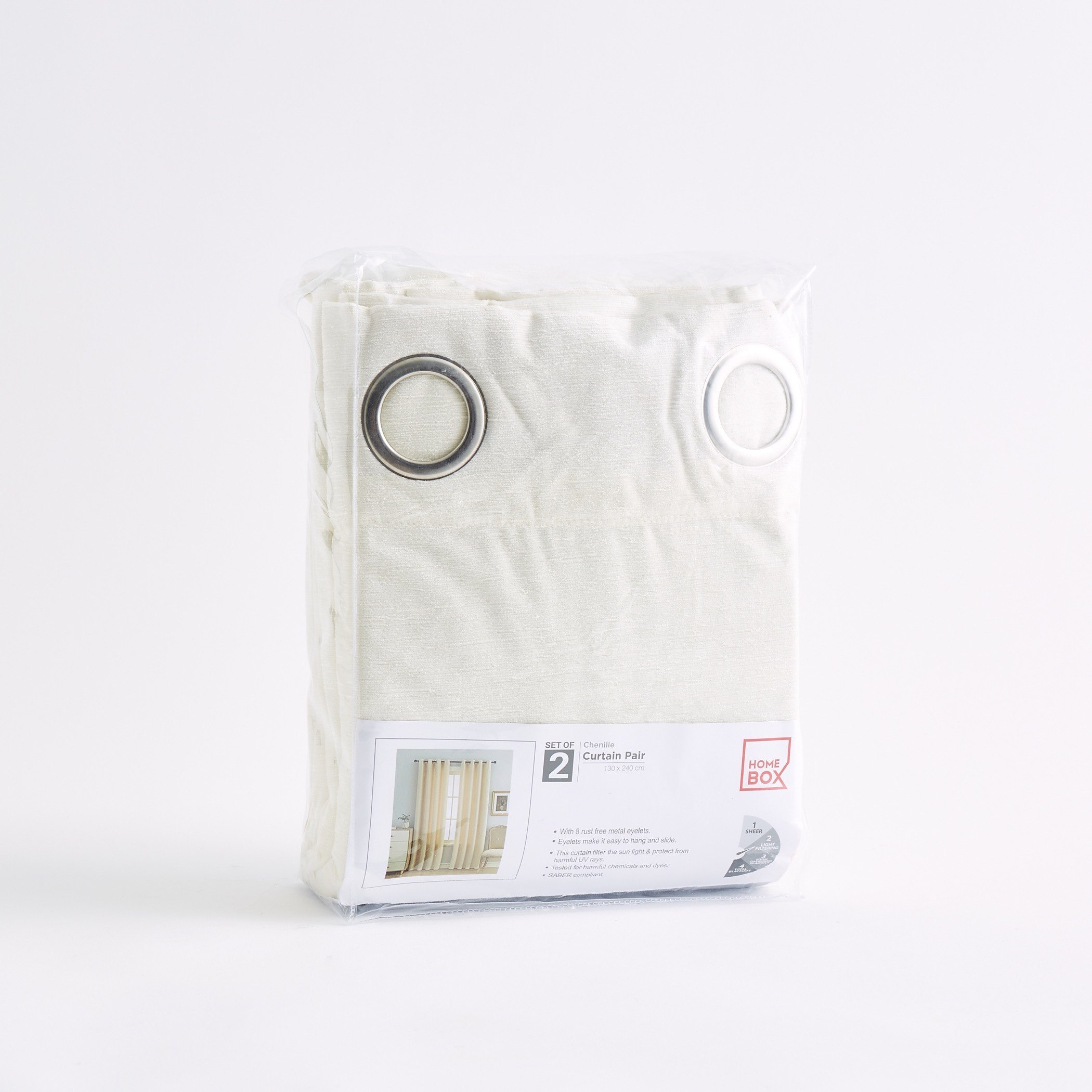طقم ستائر قطعتين من شينيل - 130x240 سم-PROMO_HB_AE_B1G1_250925-image-6