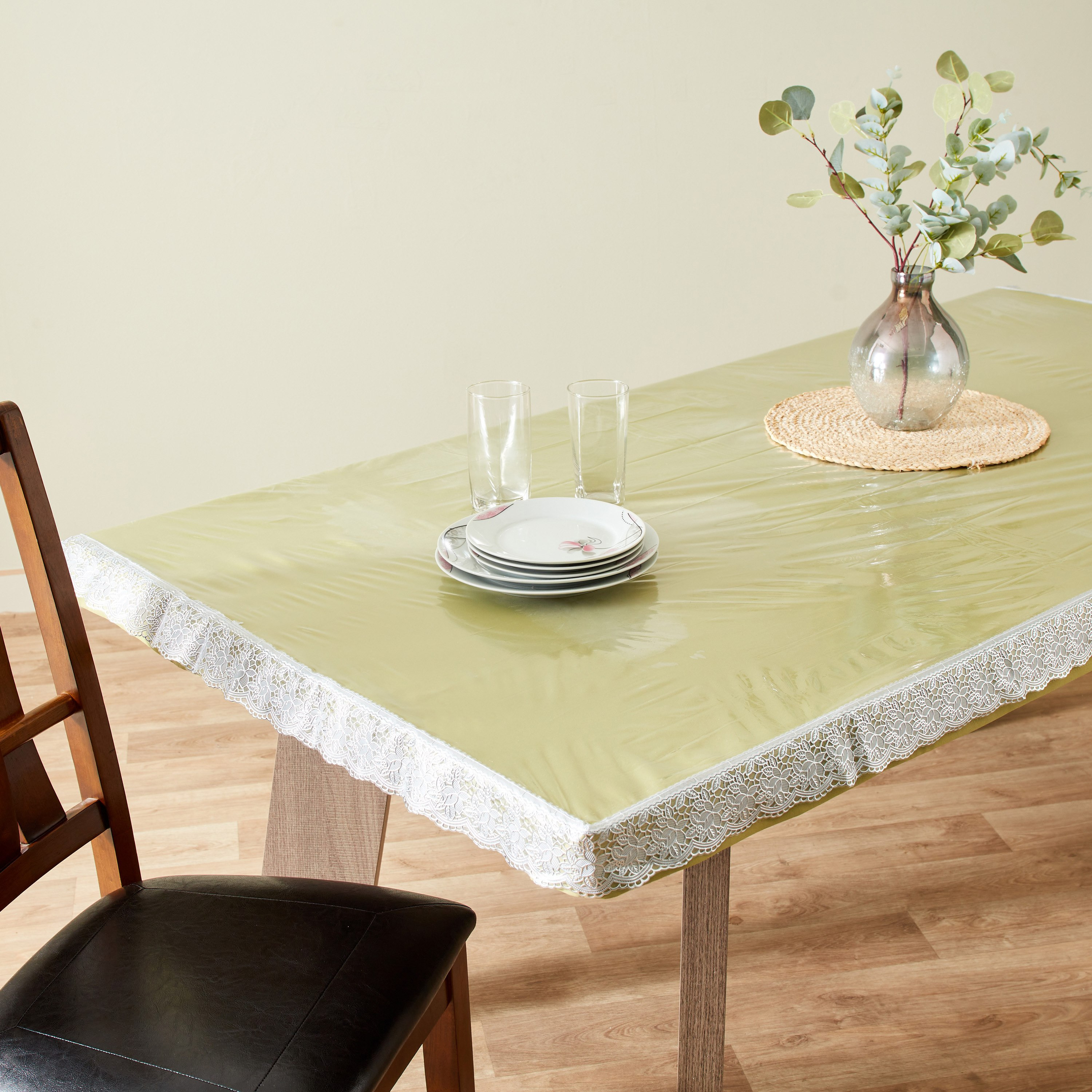 Crystallo Transparent Table Cover with Lace Border - 228x178 cm-hbxdecorandfurnishings-homefurnishings-tablelinens-image-4