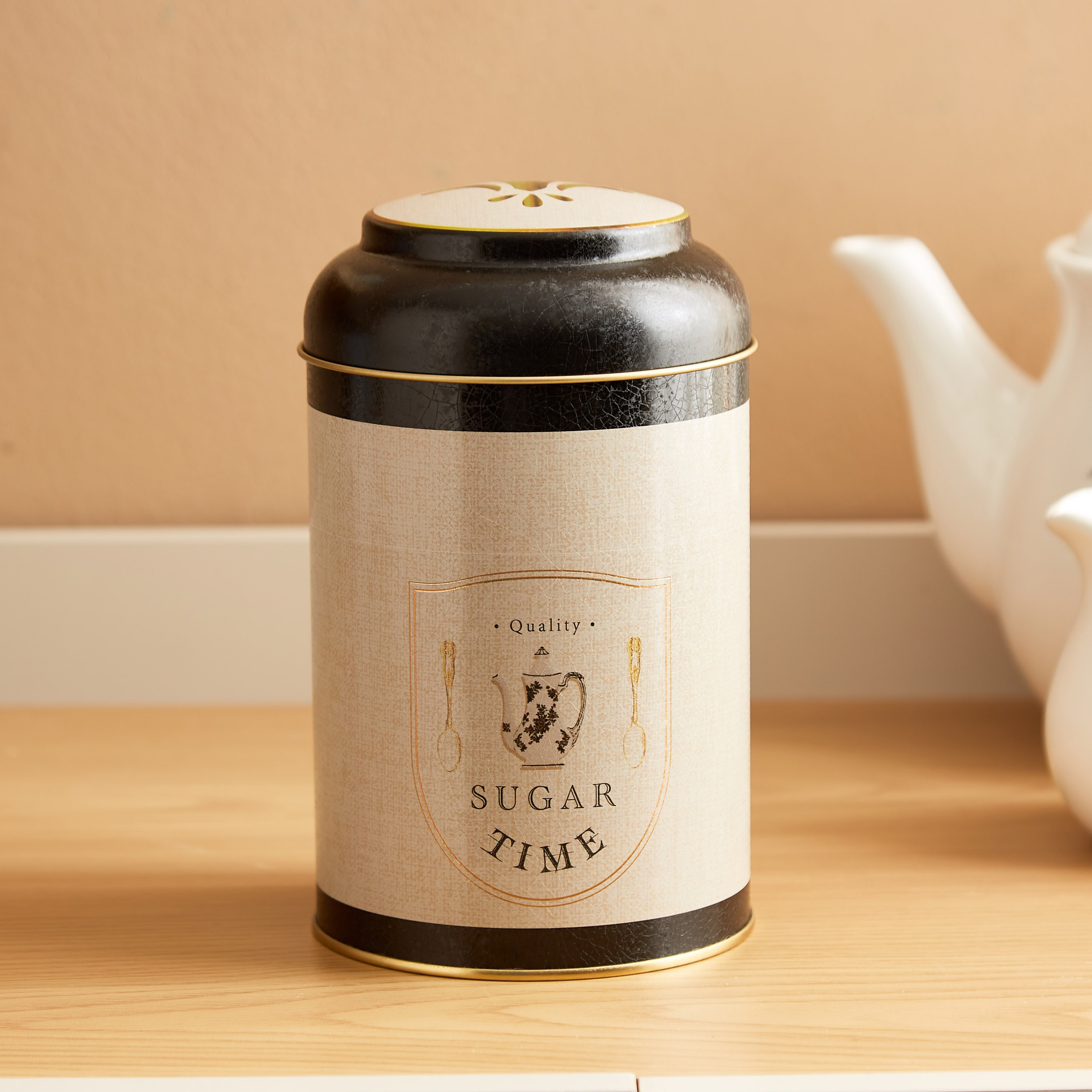 Feast Sugar Canister with Lid - 10.5x15 cm-hbxhomeware-hbxkitchen-image-1