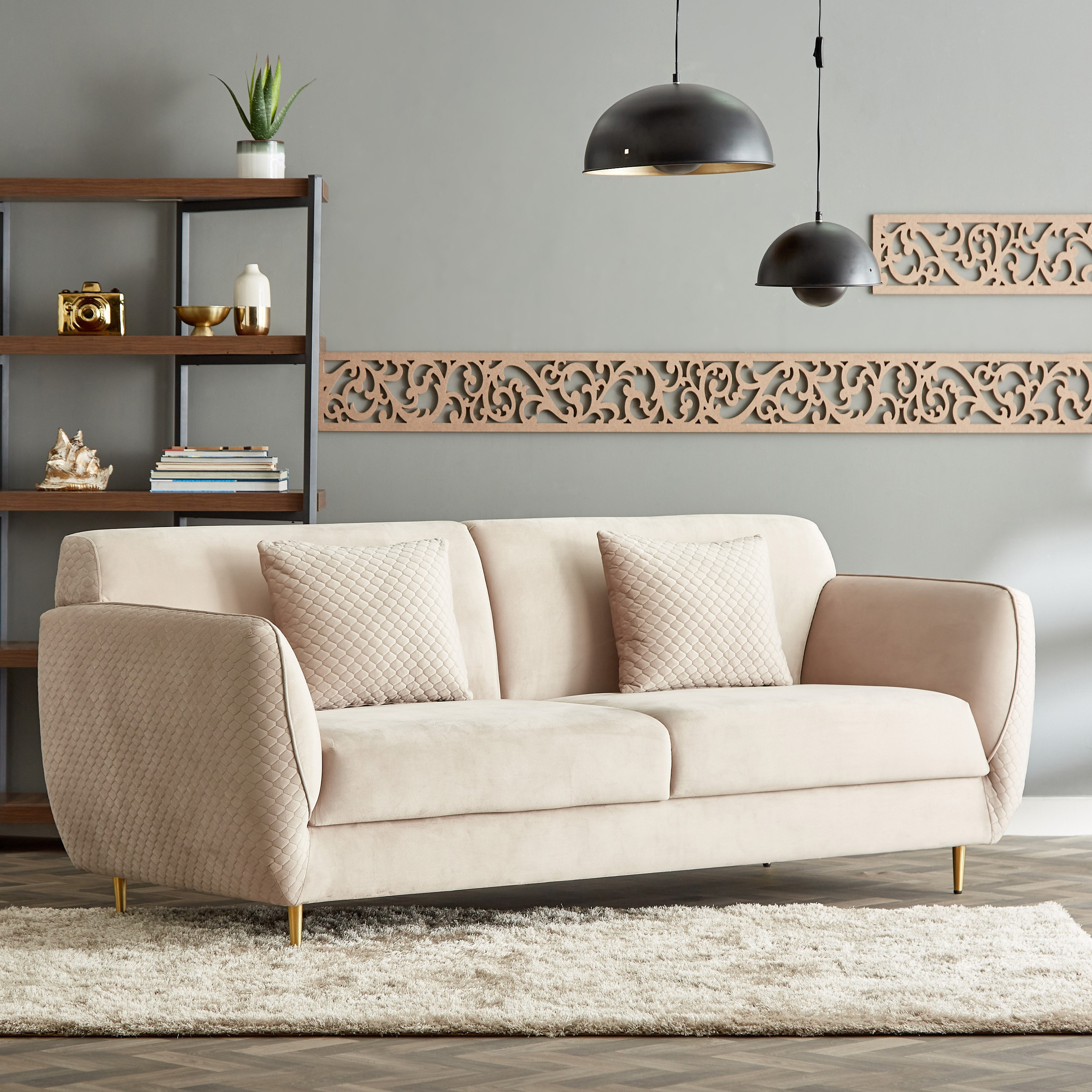 كنبة مخمل 3 مقاعد مع وسادتين من تيهاني-hbxlivingroom-sofasandarmchairs-sofas-image-2