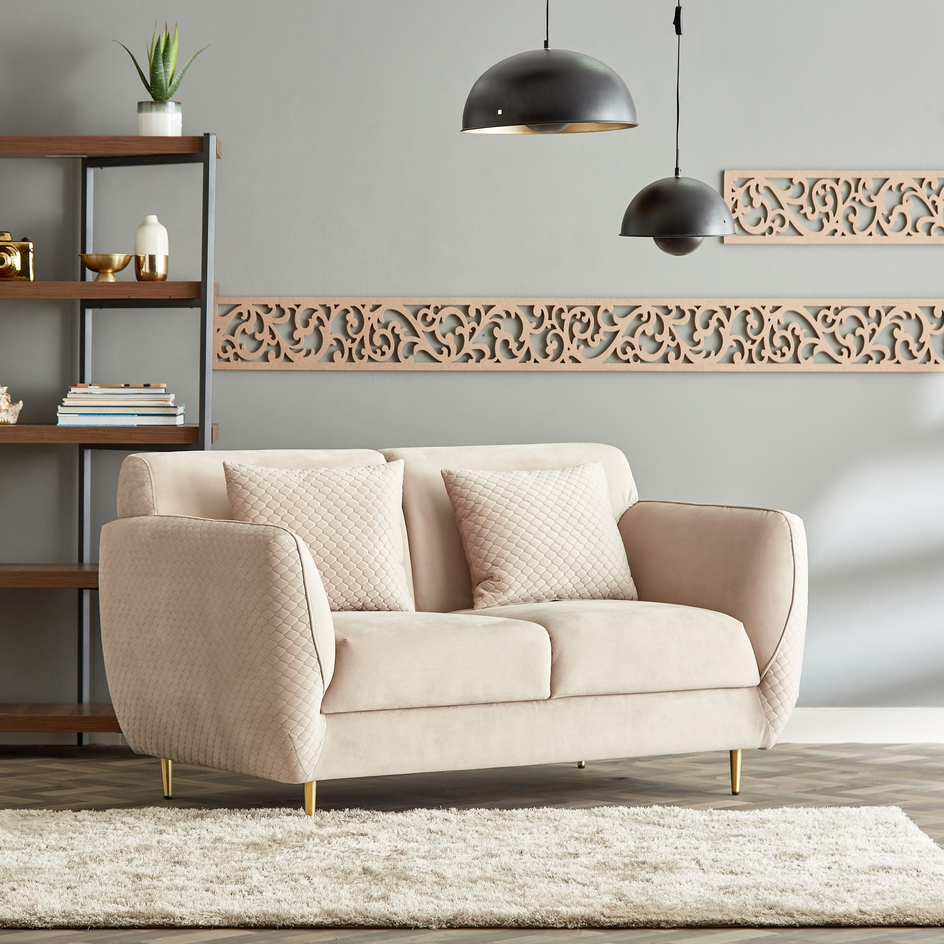 كنبة مخملية مقعدين مع وسادتين من تيهاني-hbxlivingroom-sofasandarmchairs-sofas-image-2