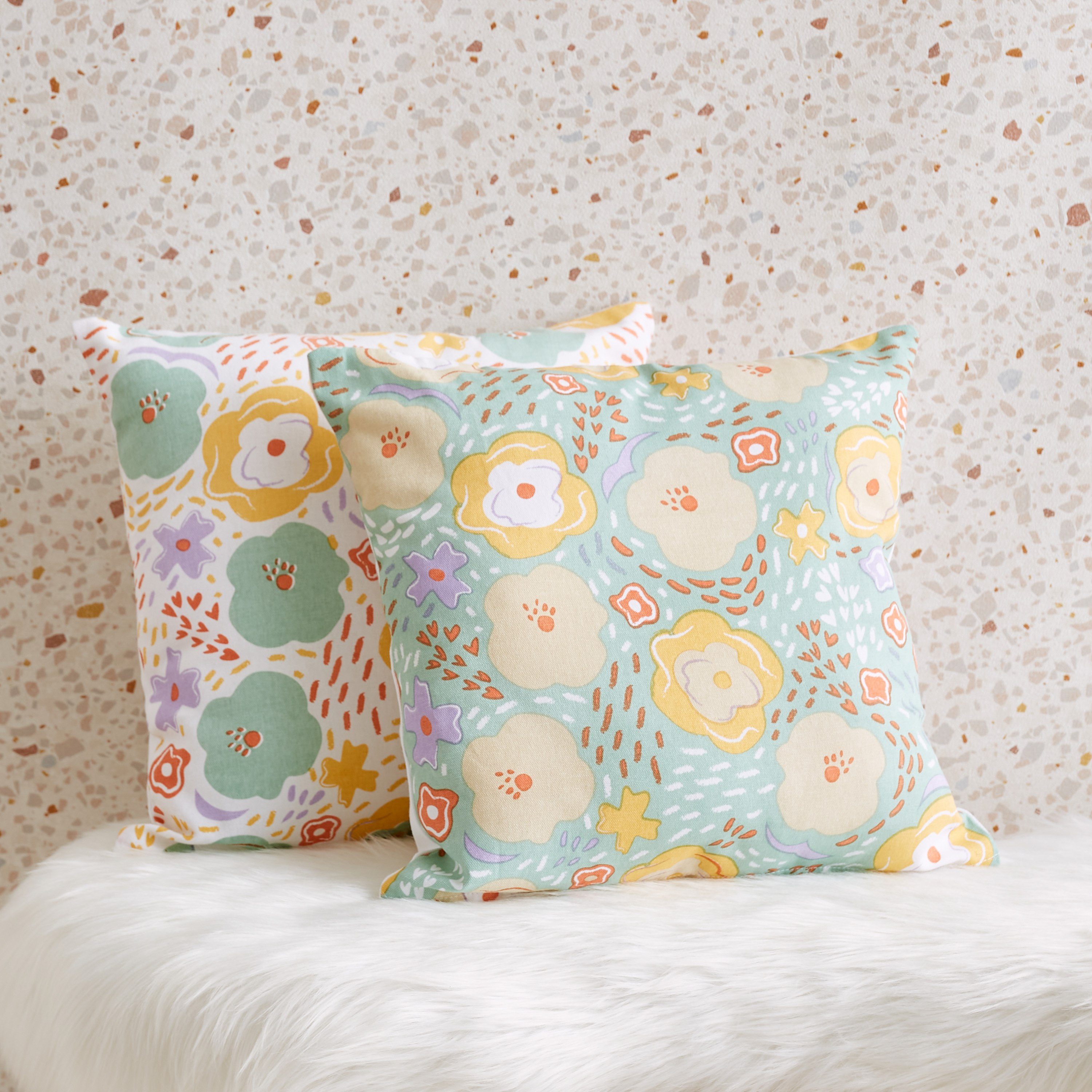 طقم غطاء وسادة بطبعات قطعتين من فريدا نعومي- 40x40 سم-hbxhomeware-cushionsandcovers-cushioncovers-image-1