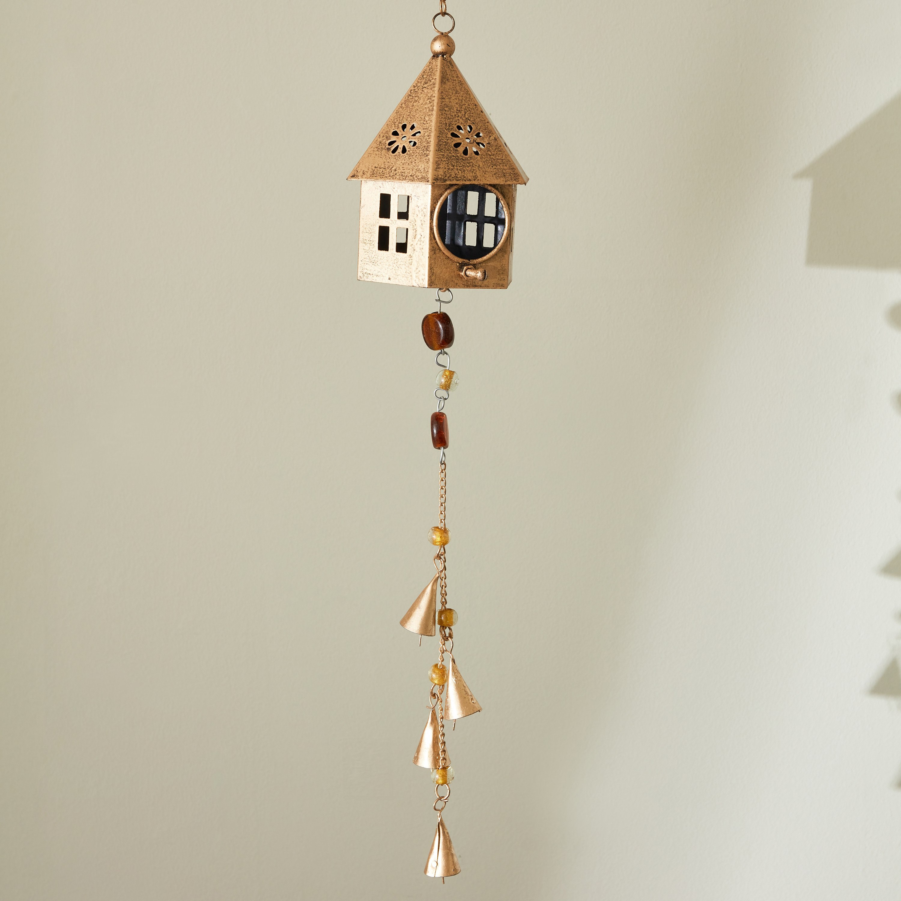 جرس رياح فردي بتصميم منزل طيور من زاهارا - 11.5x11.5x58.5 سم-hbxdecorandfurnishings-homeaccessories-novelties-image-3