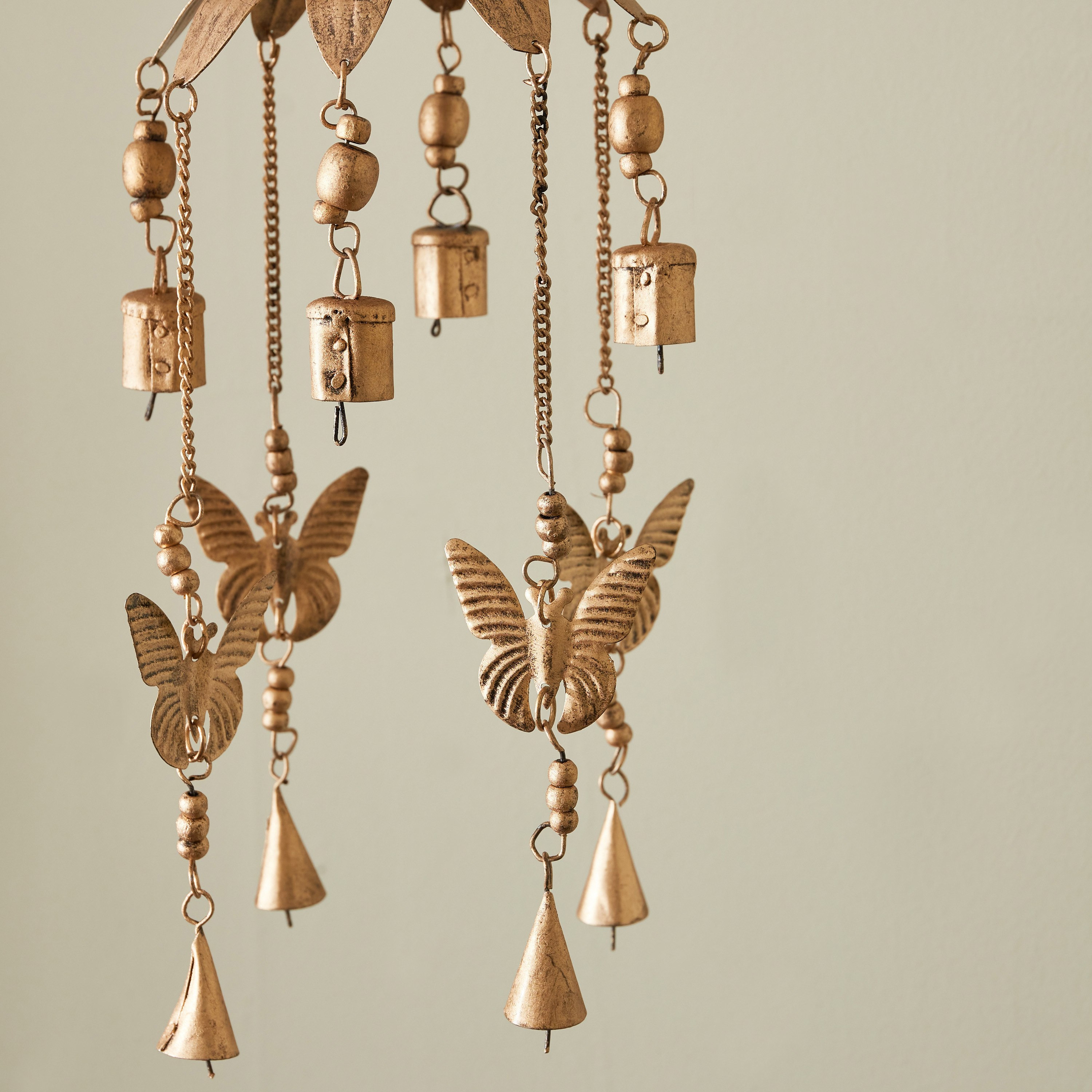 Zahara Butterfly Wind Chime - 15.3x15.3x45.5 cm-hbxdecorandfurnishings-homeaccessories-novelties-image-3