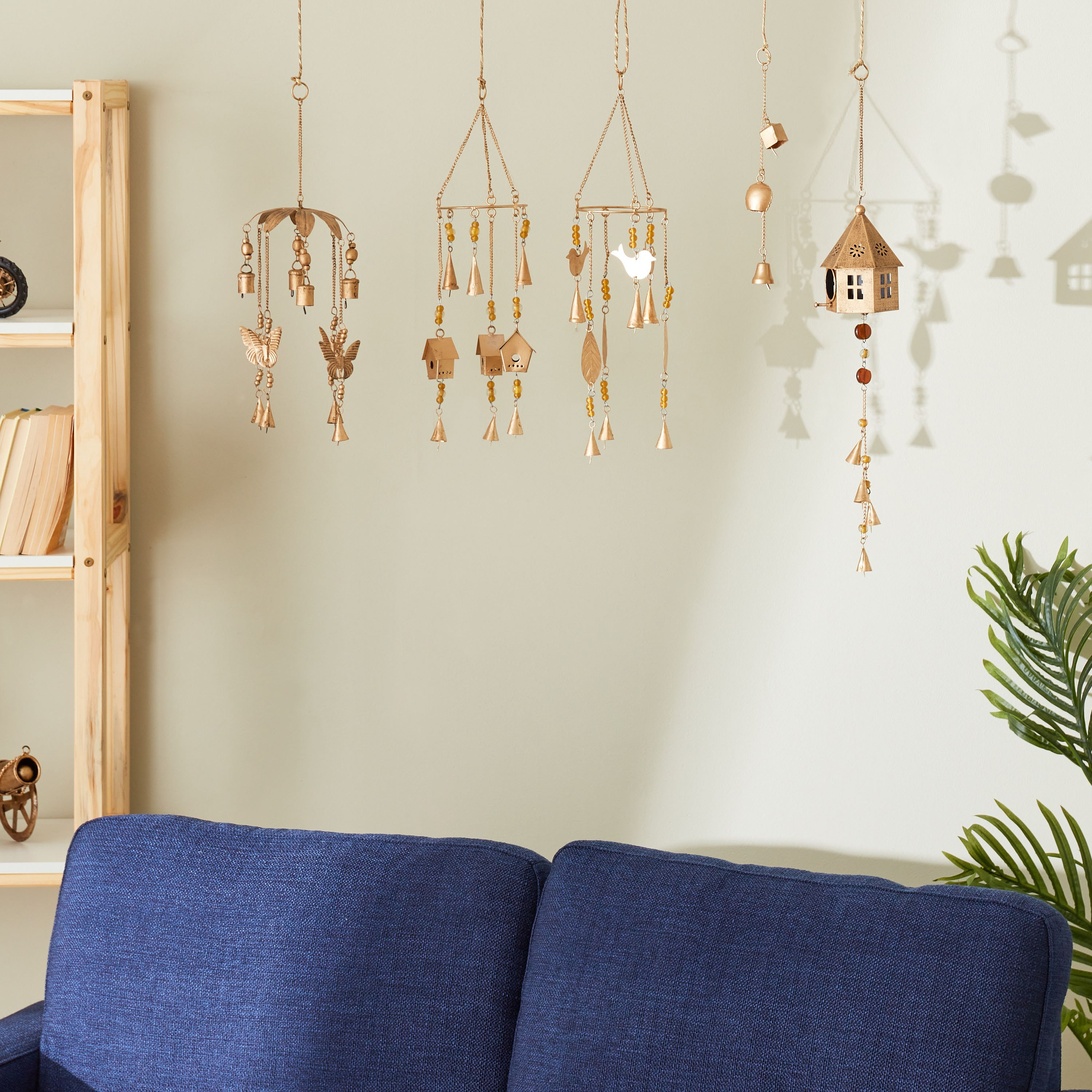 Zahara Butterfly Wind Chime - 15.3x15.3x45.5 cm-hbxdecorandfurnishings-homeaccessories-novelties-image-4
