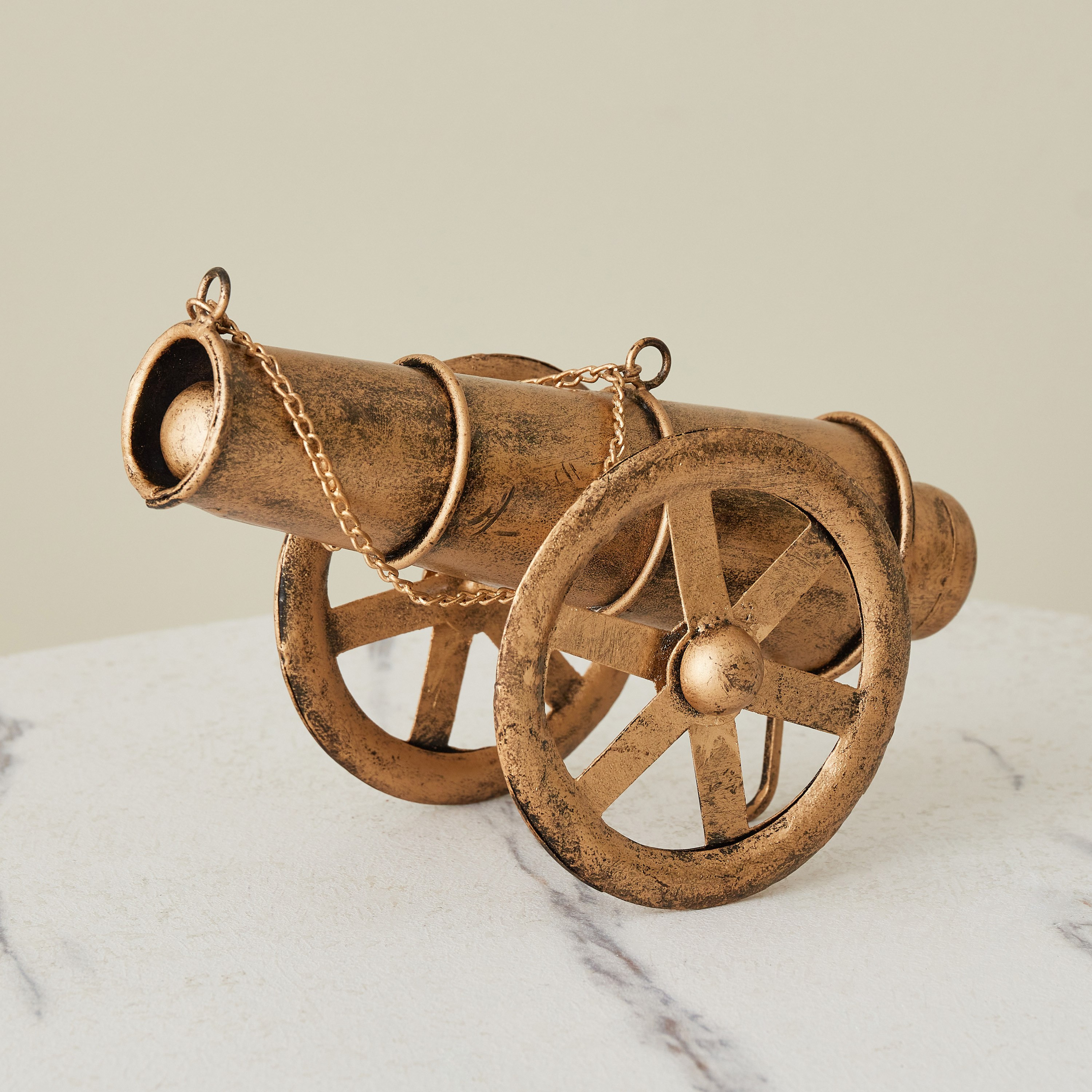 مدفع ديكور من زاهارا - 22.5x12.5x12.5 سم-hbxhomeware-homedecor-figurinesandornaments-image-1