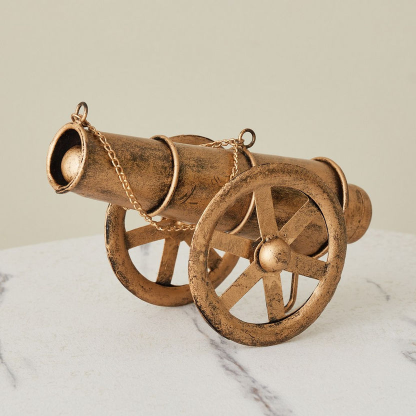 Zahara Decorative Cannon - 22.5x12.5x12.5 cm-Figurines and Ornaments-image-0