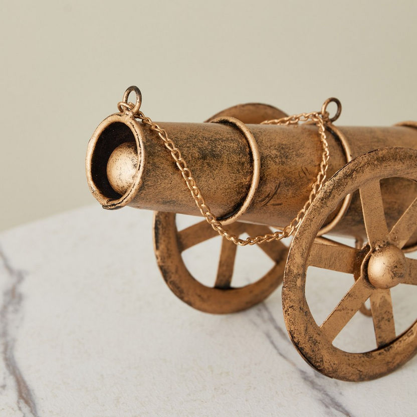 Zahara Decorative Cannon - 22.5x12.5x12.5 cm-Figurines and Ornaments-image-1