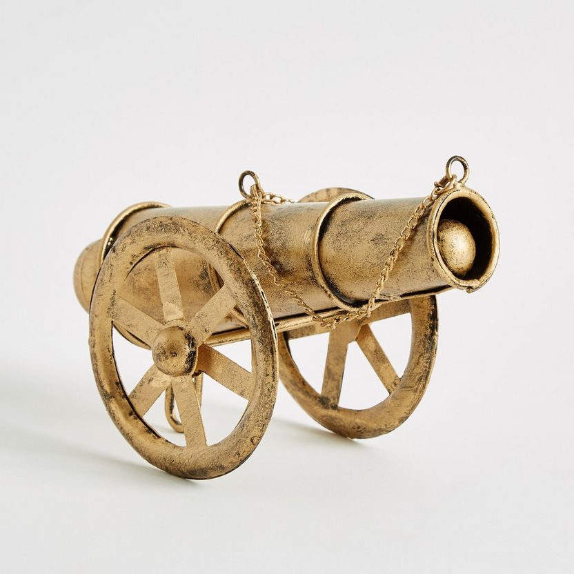 Zahara Decorative Cannon - 22.5x12.5x12.5 cm-Figurines and Ornaments-image-4