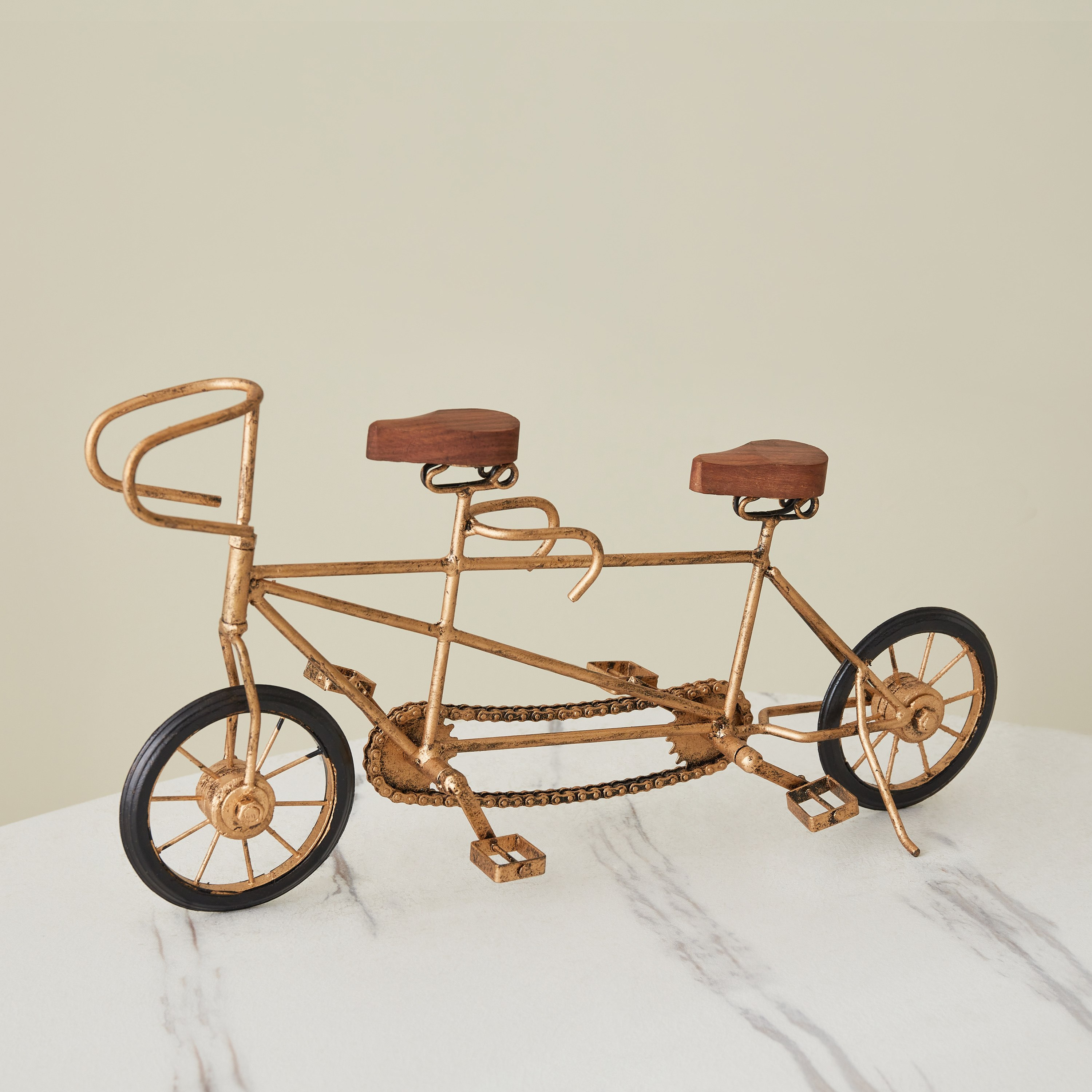 Zahara Metal Decorative Cycle - 43x12.5x22.5 cm-hbxhomeware-homedecor-figurinesandornaments-image-1
