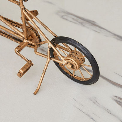 دراجة ديكور معدنية من زاهارا - 43x12.5x22.5 سم