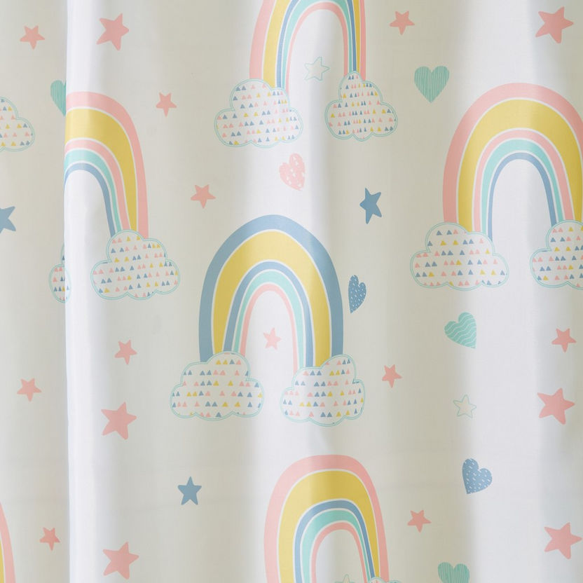 Gemini Summer Rainbow Shower Curtain - 180x180 cm-Shower Curtains-image-1