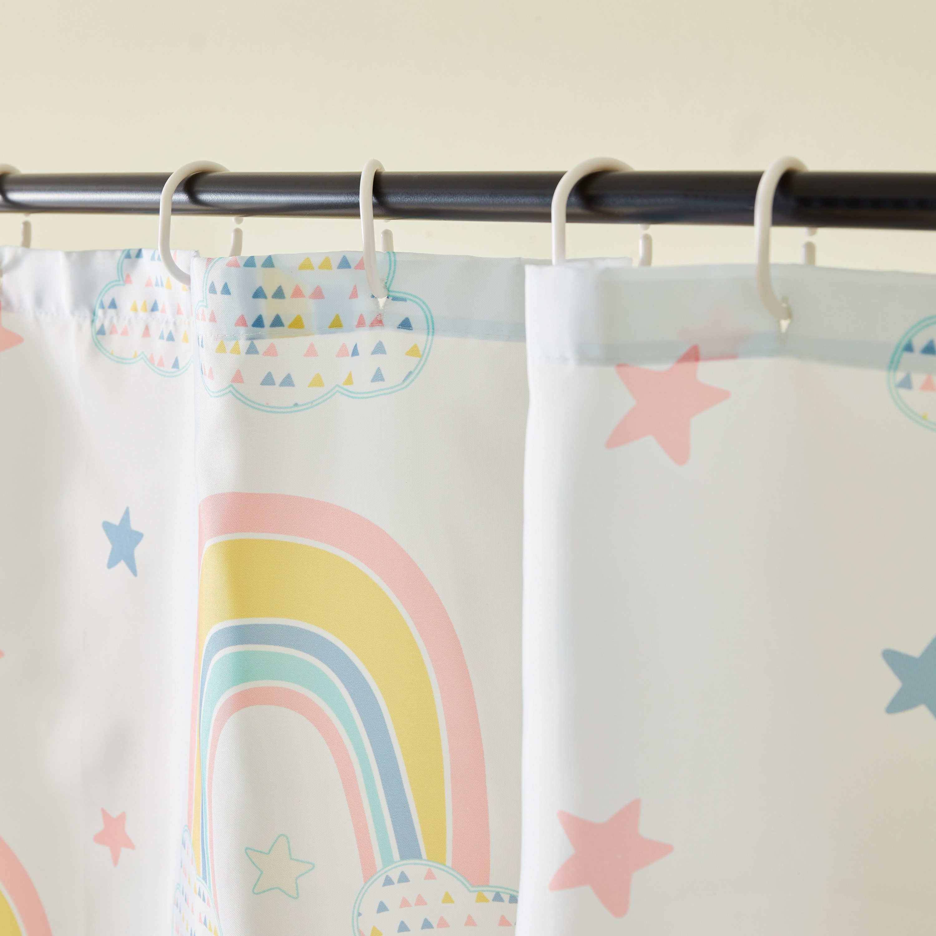 ستارة استحمام بطعات قوس قزح من جيميني - 180x180 سم-hbxhomeware-hbxkidsandyouth-image-3