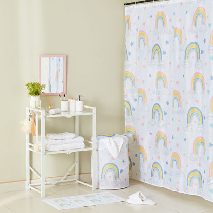 Gemini Summer Rainbow Shower Curtain - 180x180 cms