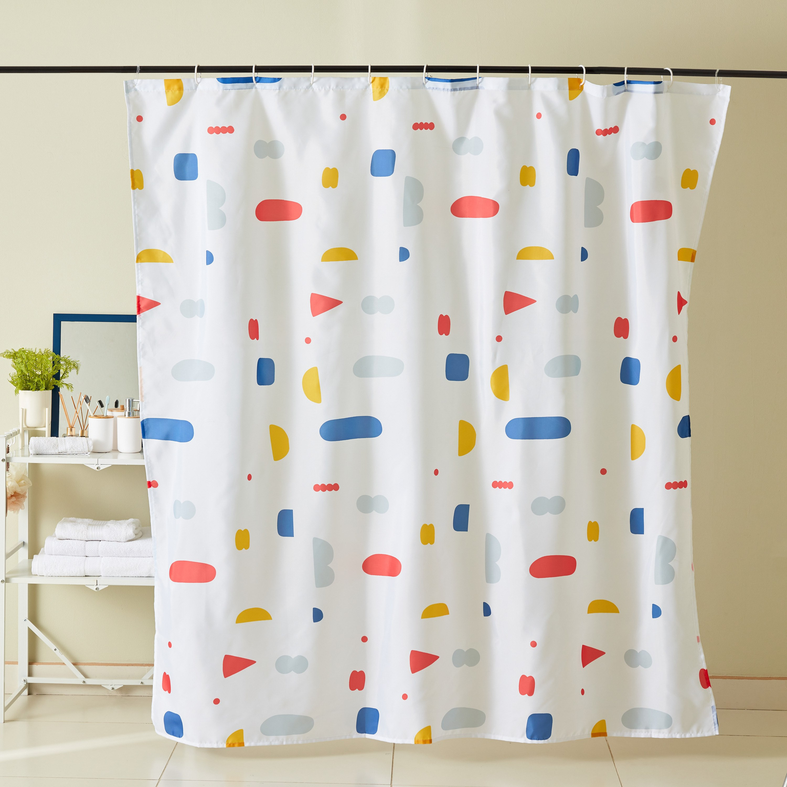 ستارة استحمام من جيميني - 180x180 سم-hbxhomeware-hbxkidsandyouth-image-1