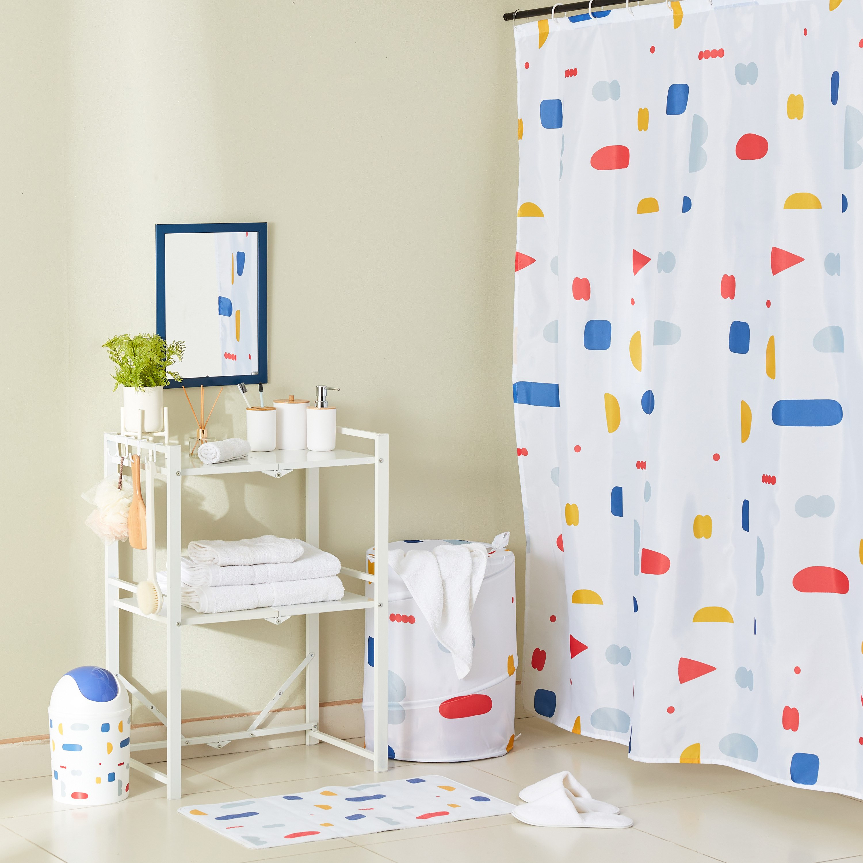 ستارة استحمام من جيميني - 180x180 سم-hbxhomeware-hbxkidsandyouth-image-4