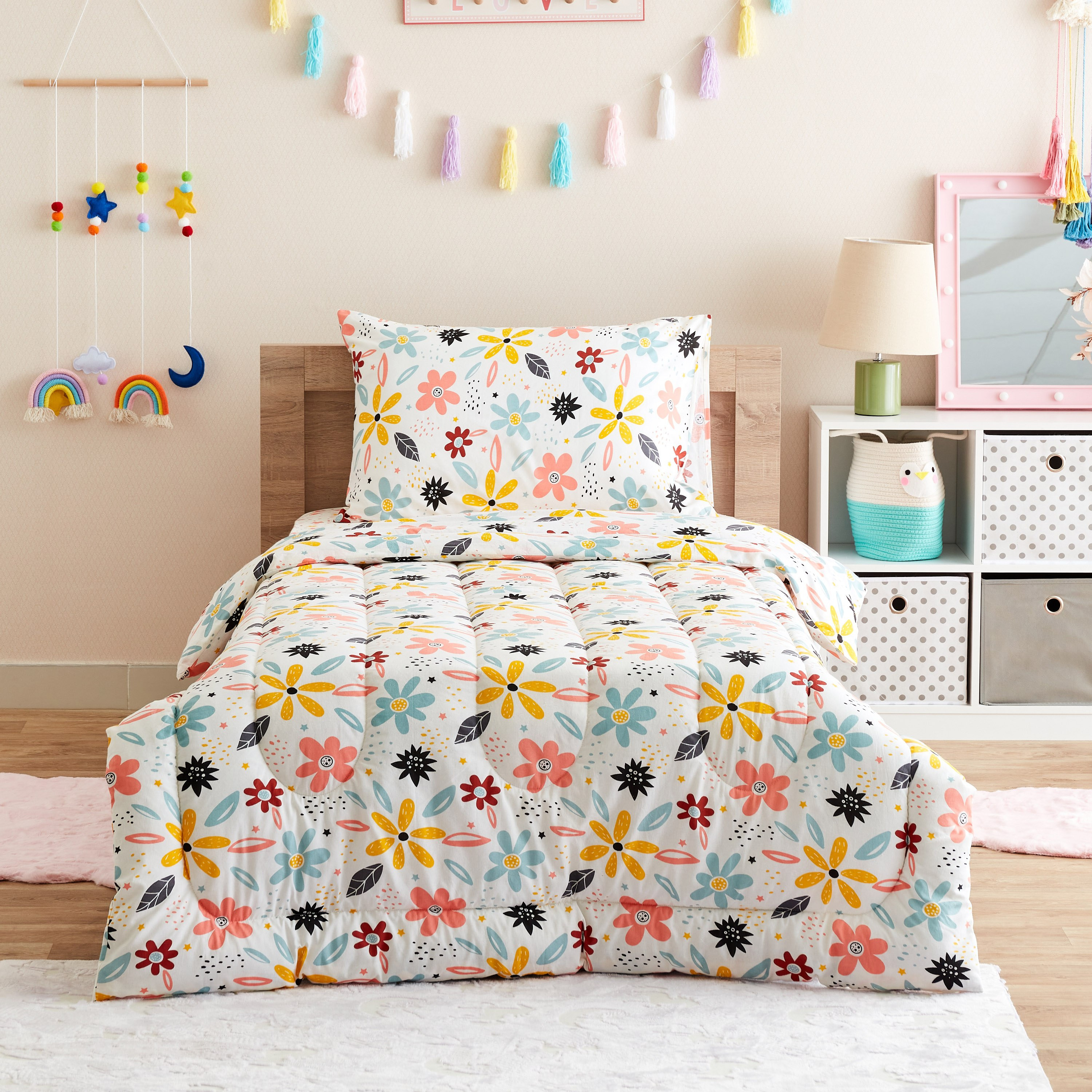 طقم لحاف قطن فردي قطعتين كاباس من هرميون - 135x220 سم-hbxhomeware-hbxkidsandyouth-image-2