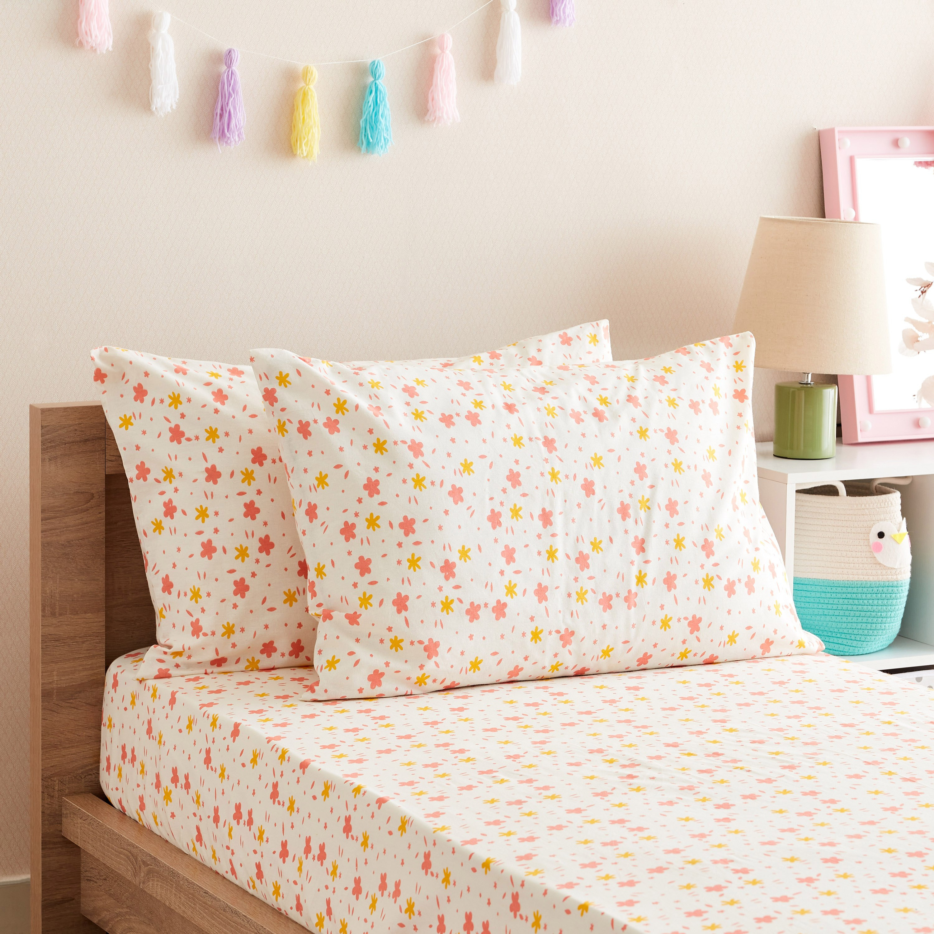 طقم غطاء وسادة قطن قطعتين من هرميون كاباس - 75x50 سم-hbxhomeware-hbxkidsandyouth-image-1