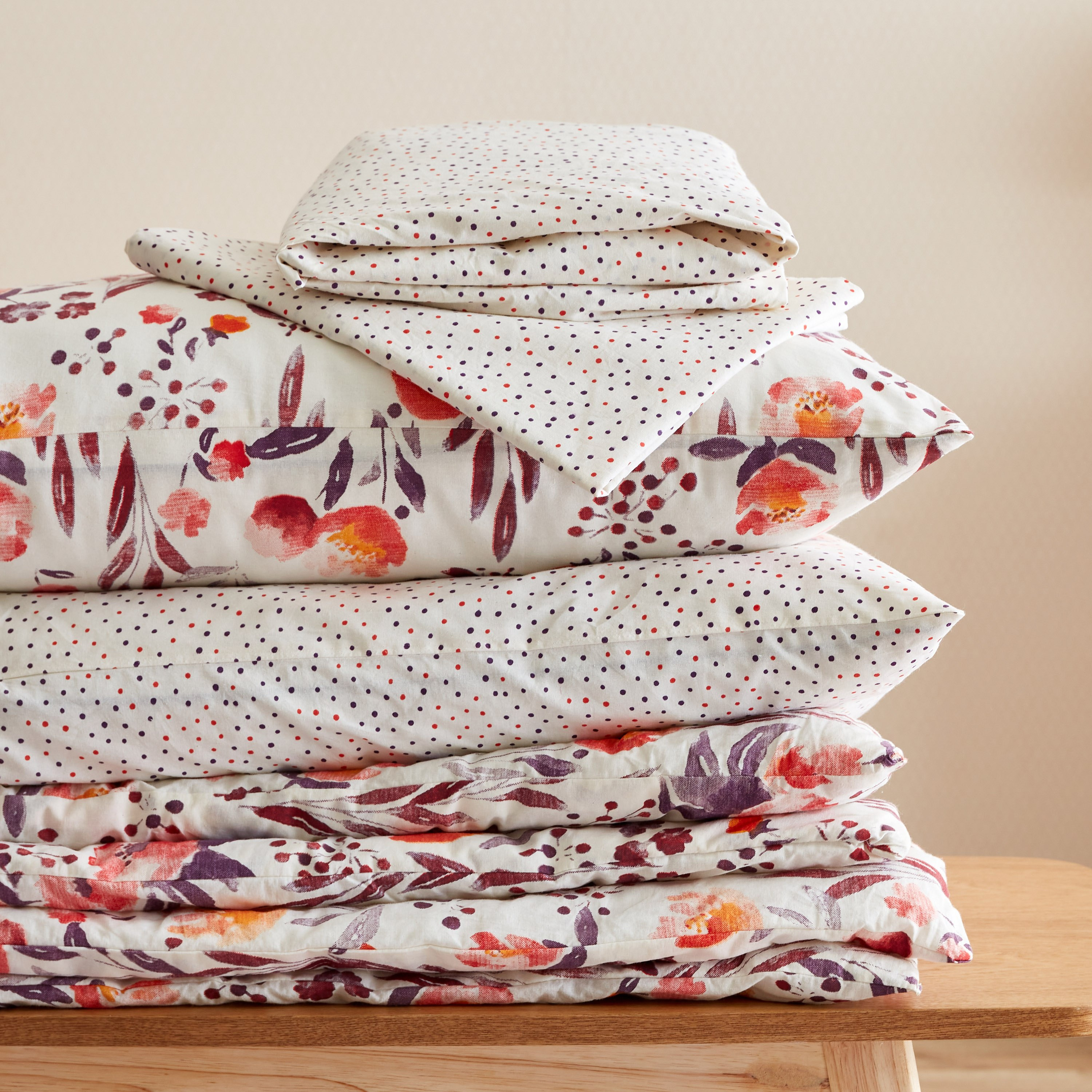 طقم لحاف قطن مزدوج قطعتين من هرميون - 75x50 سم-hbxhomeware-hbxkidsandyouth-image-6