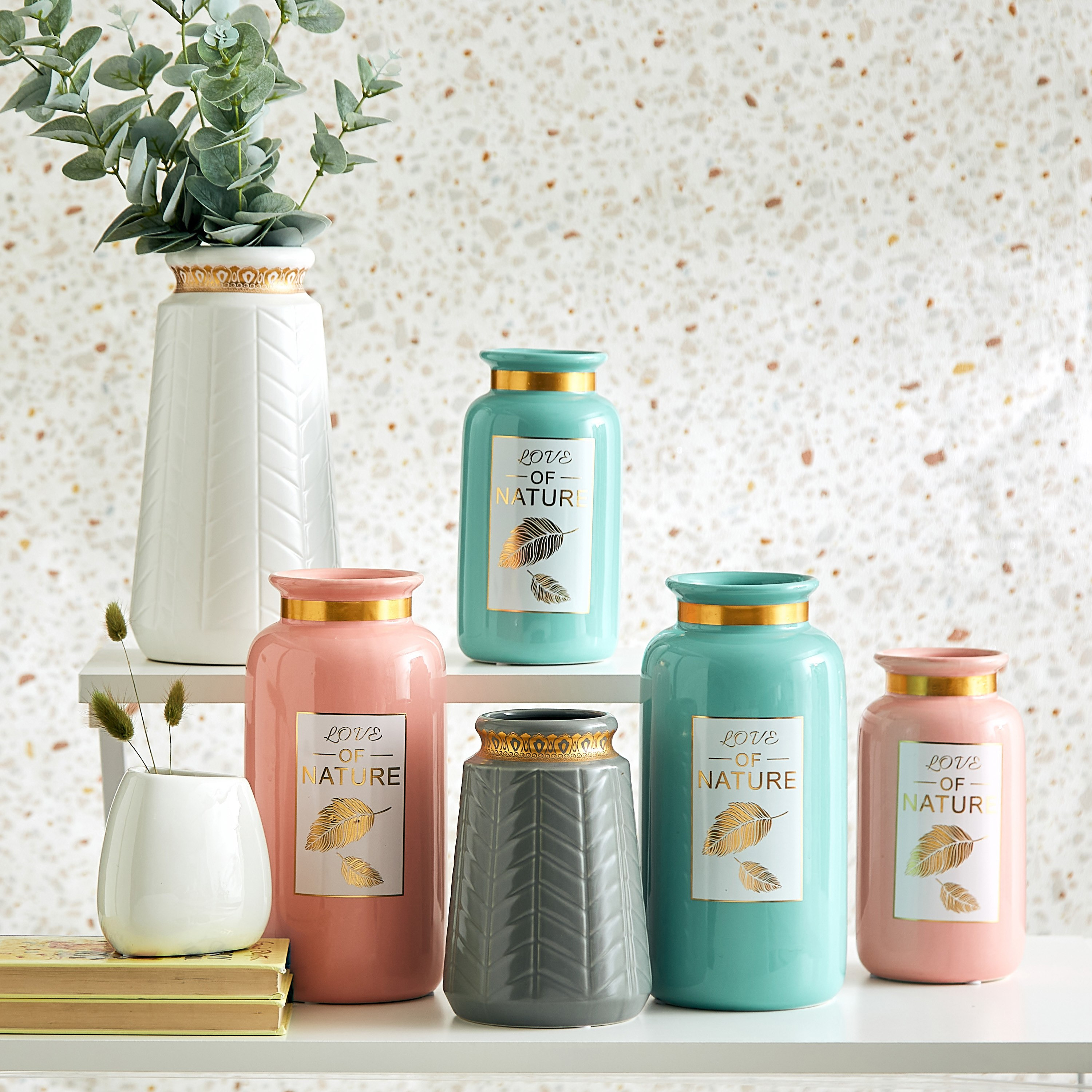 مزهرية من توباز - 11x11x21 سم-hbxbedroom-decorandaccessories-vases-image-5
