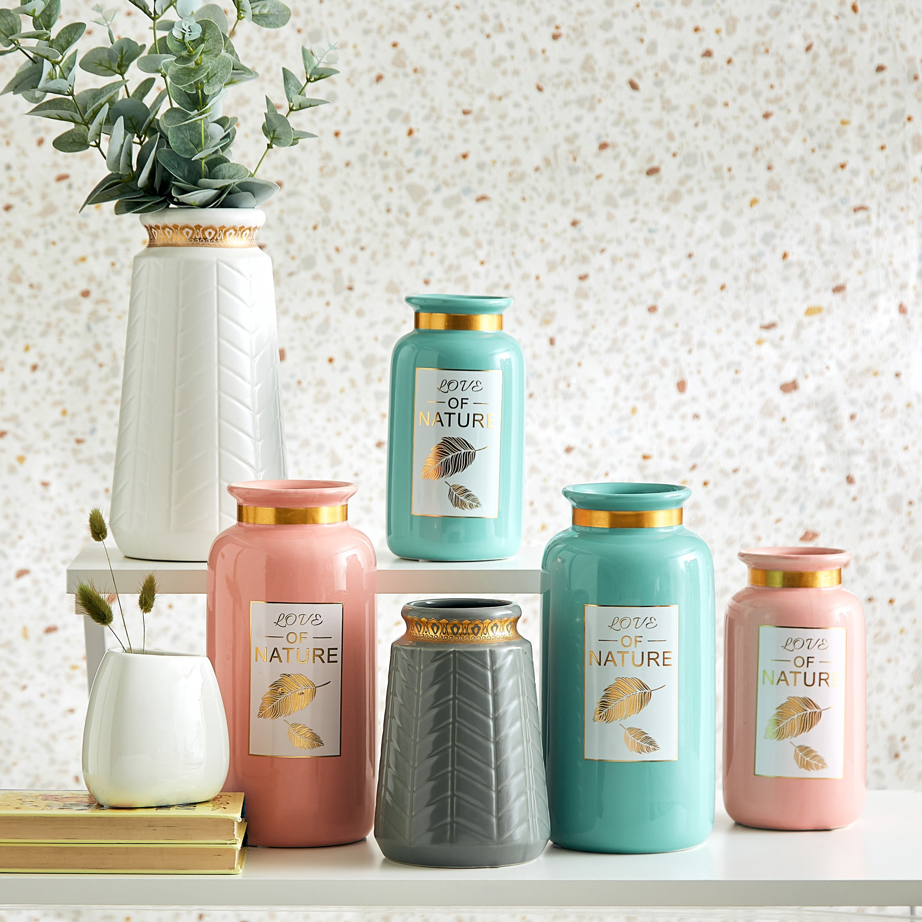 مزهرية من توباز - 13x13x26 سم-hbxbedroom-decorandaccessories-vases-image-5
