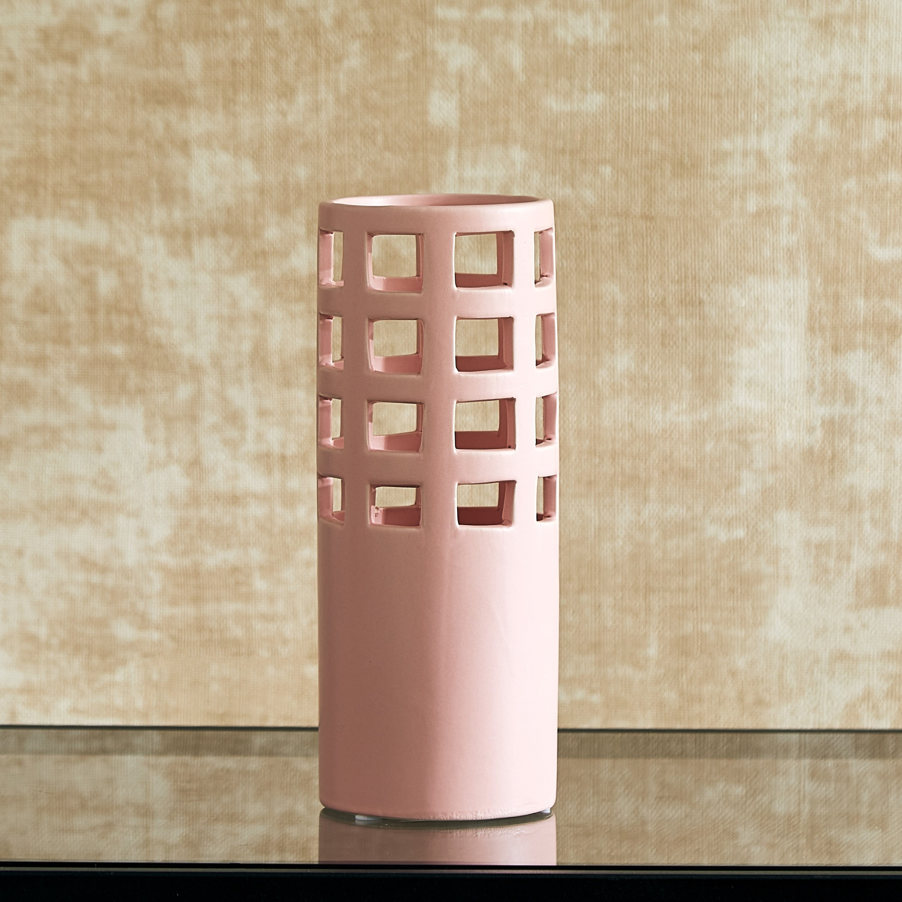 مزهرية من توباز - 9x9x23 سم-hbxbedroom-decorandaccessories-vases-image-1